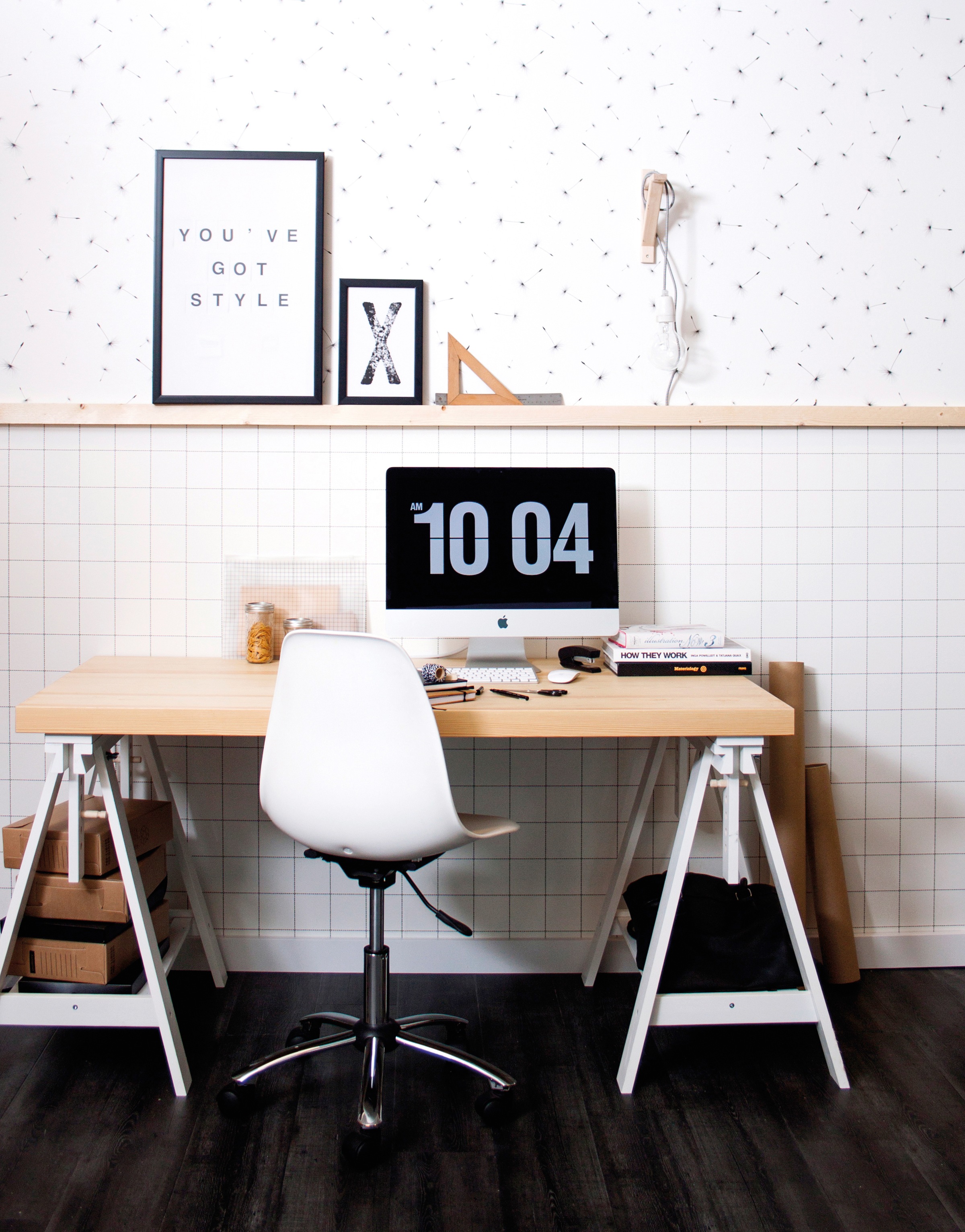 Superfresco Easy Vliestapete »Karo gezeichnet« Streifen glatt 1000 cm Länge