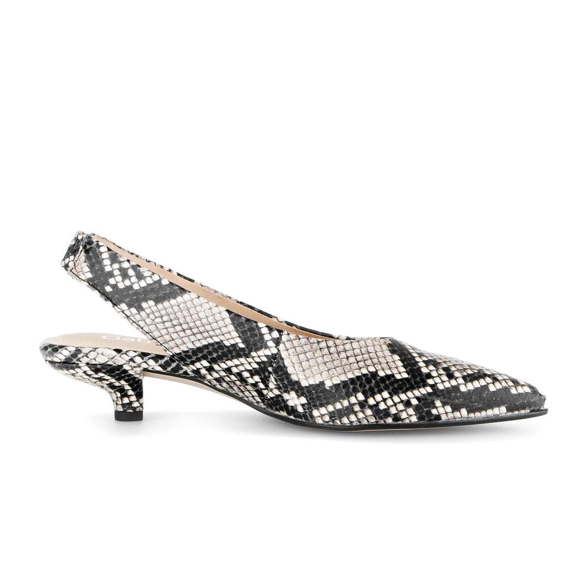 Gabor Slingpumps »Slingpumps Leder Reptiloptik«
