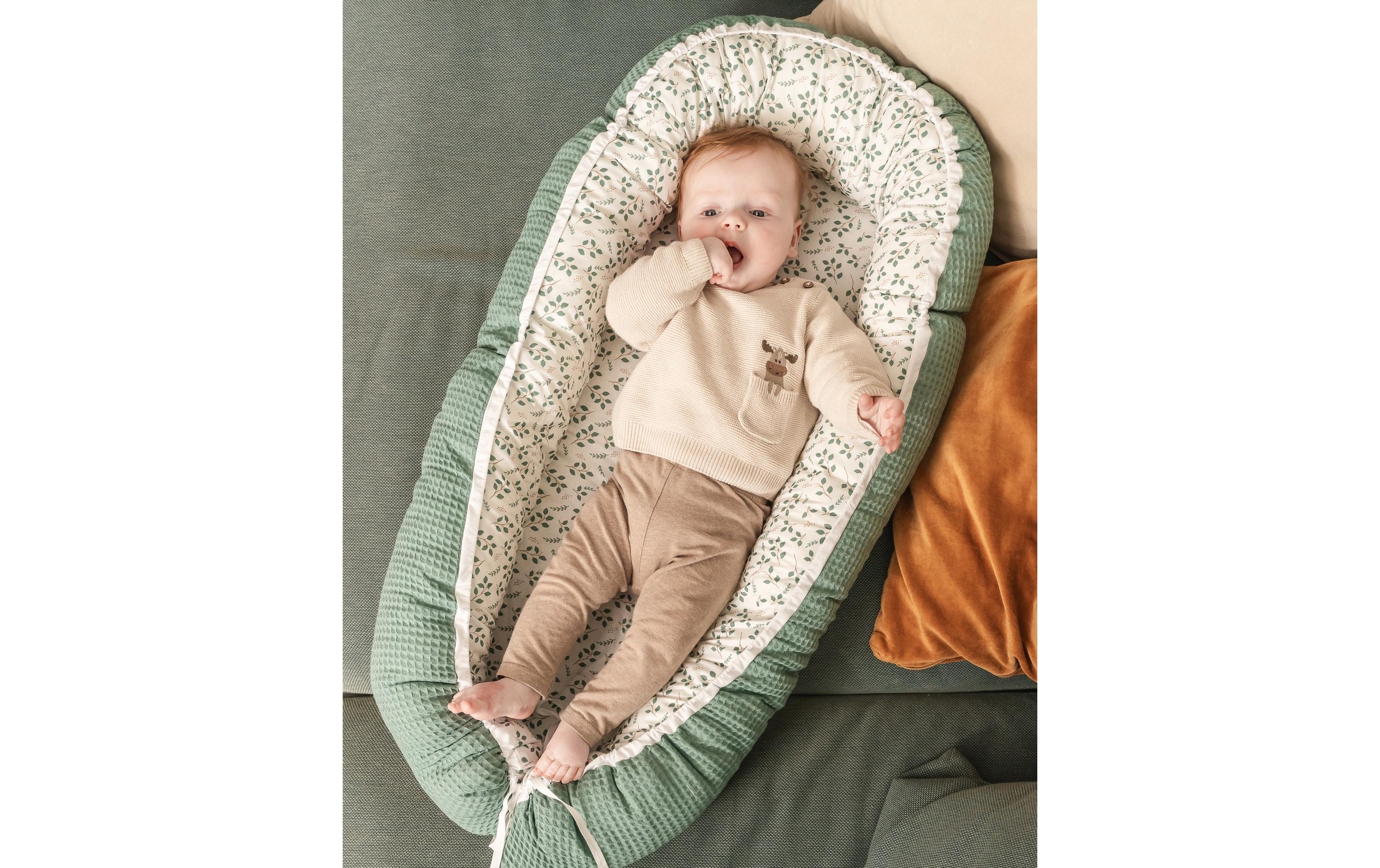 ULLENBOOM ® Kuschelnest »Cocoon Floral 55 x 95 cm«