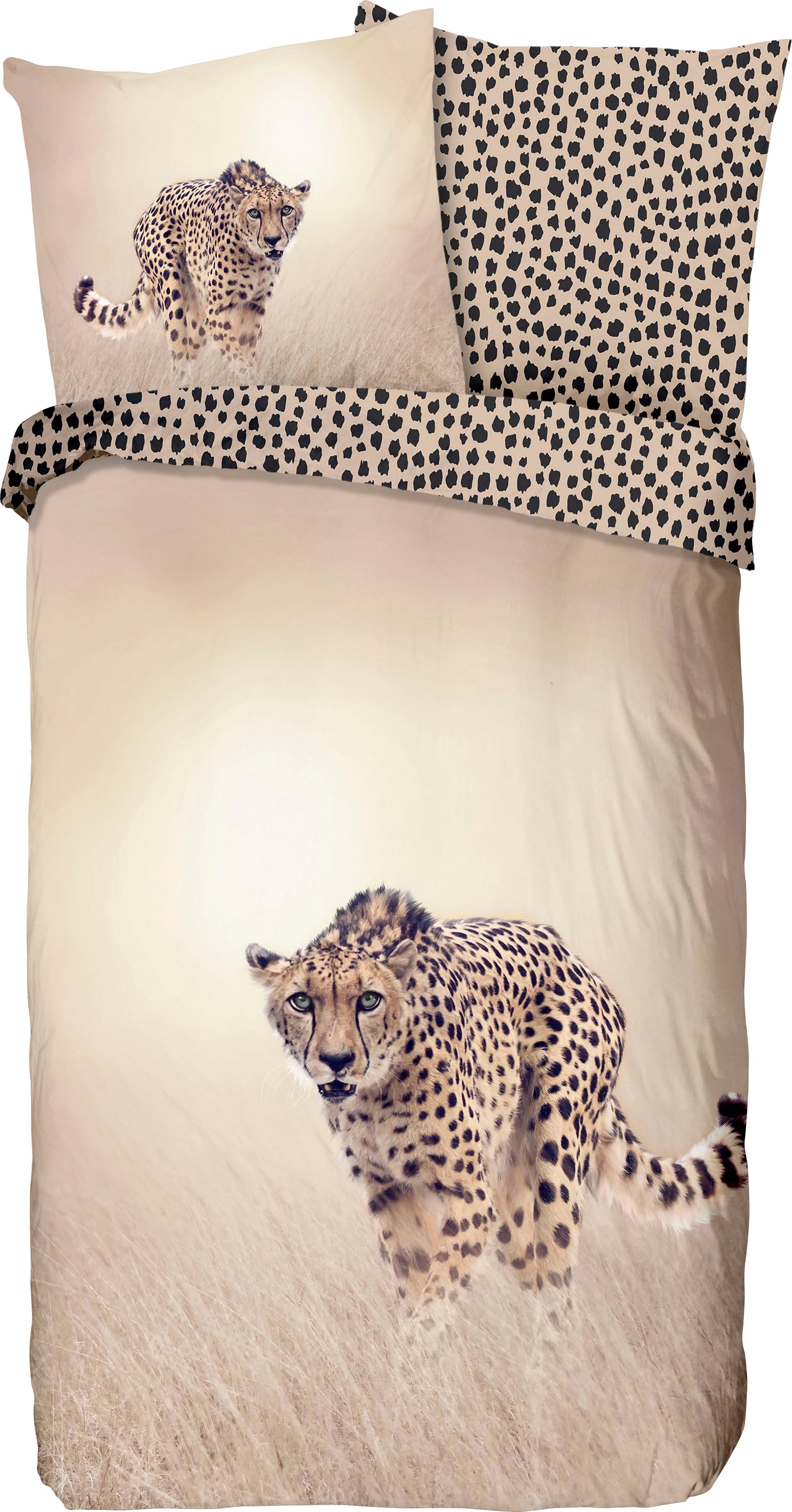 good morning Wendebettwäsche »Cheetah«, (2 tlg.), mit Gepard kaufen
