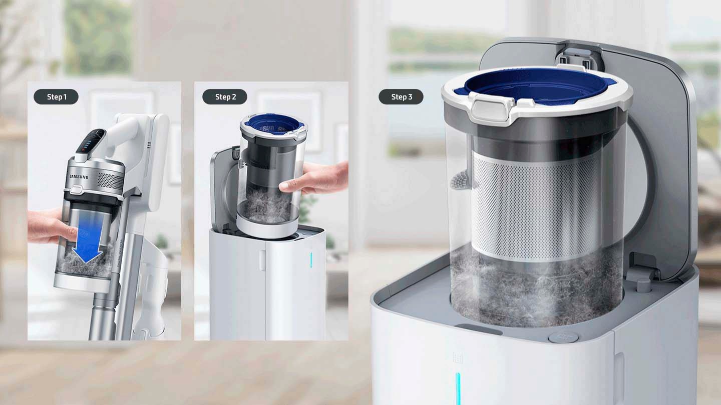 Samsung Absaugstation »Clean Station VCA-SAE904/WA«, für Samsung Akkusauger Jet 70 und Jet 60 Modelle