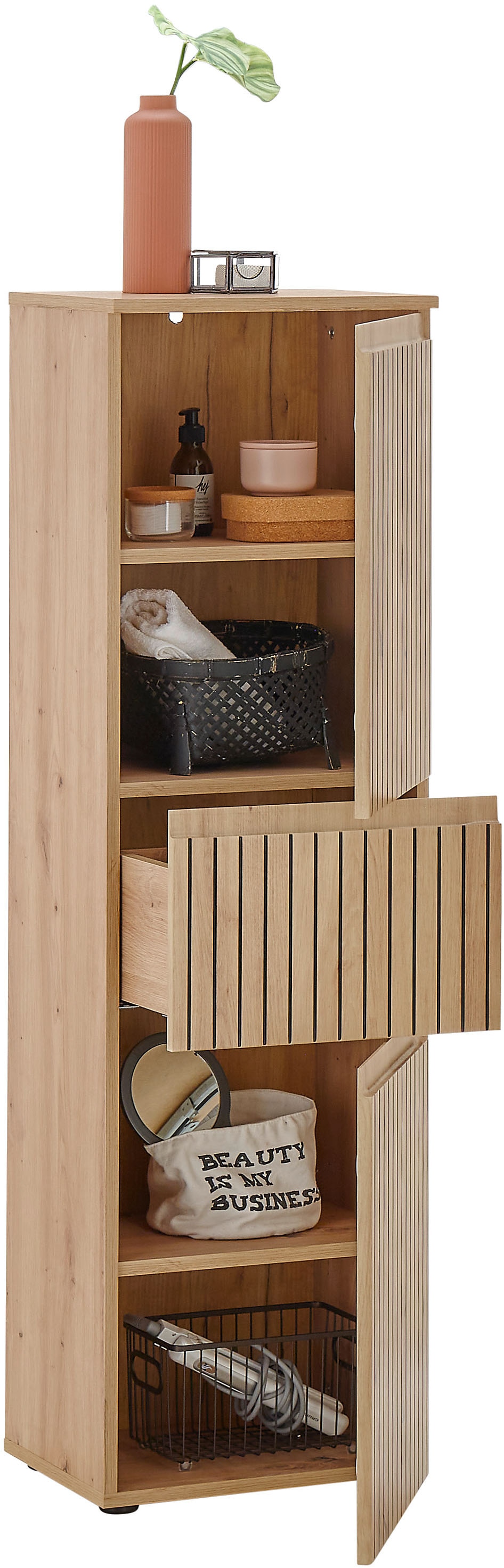BASIC by Balculina Midischrank »Austin« 1 Stk. tlg. Breite 40 cm, Türanschlag L/R wechselbar, Soft-Close-Funktion