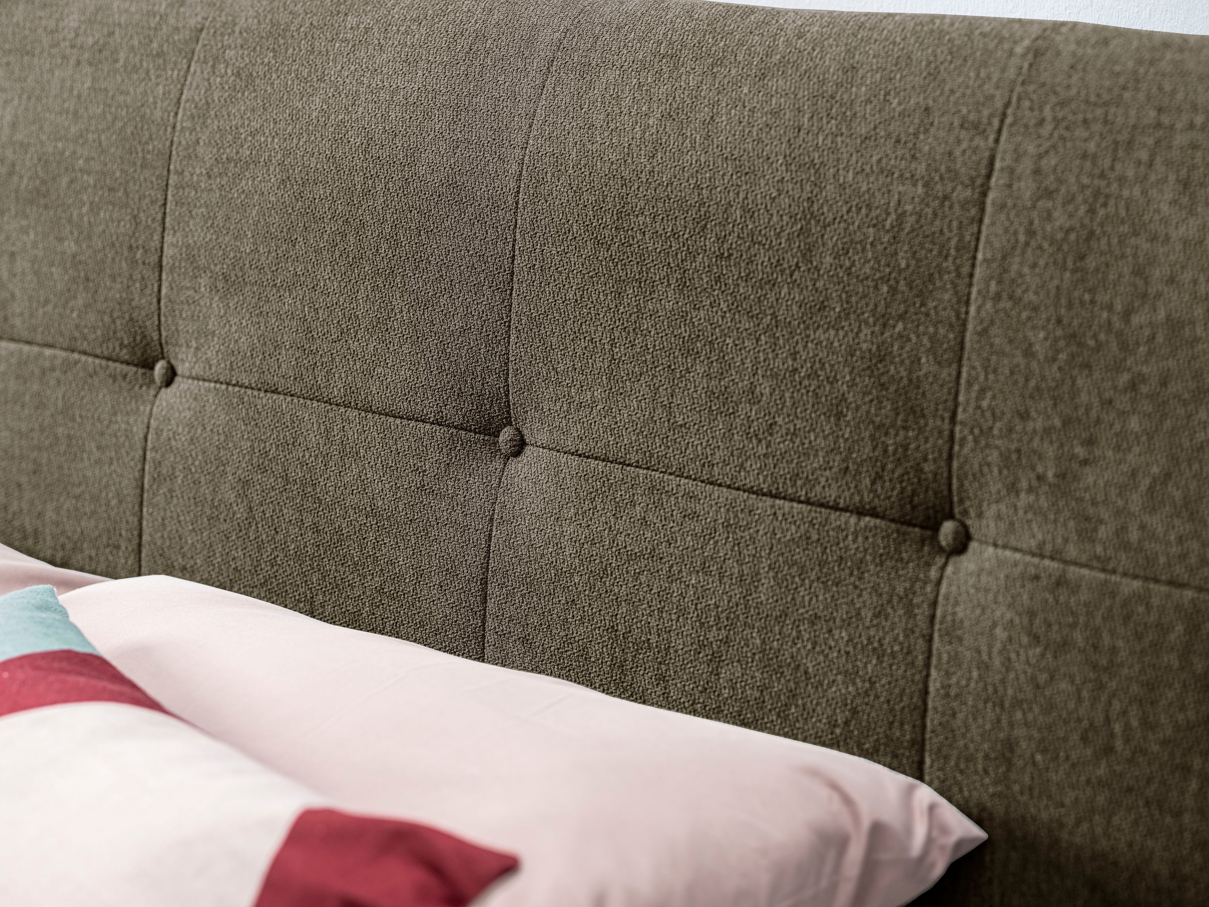 alina Boxspringbett »Luella«, ADA trendline Boxspringbett, inkl. Matratze und Viscoschaum-Topper