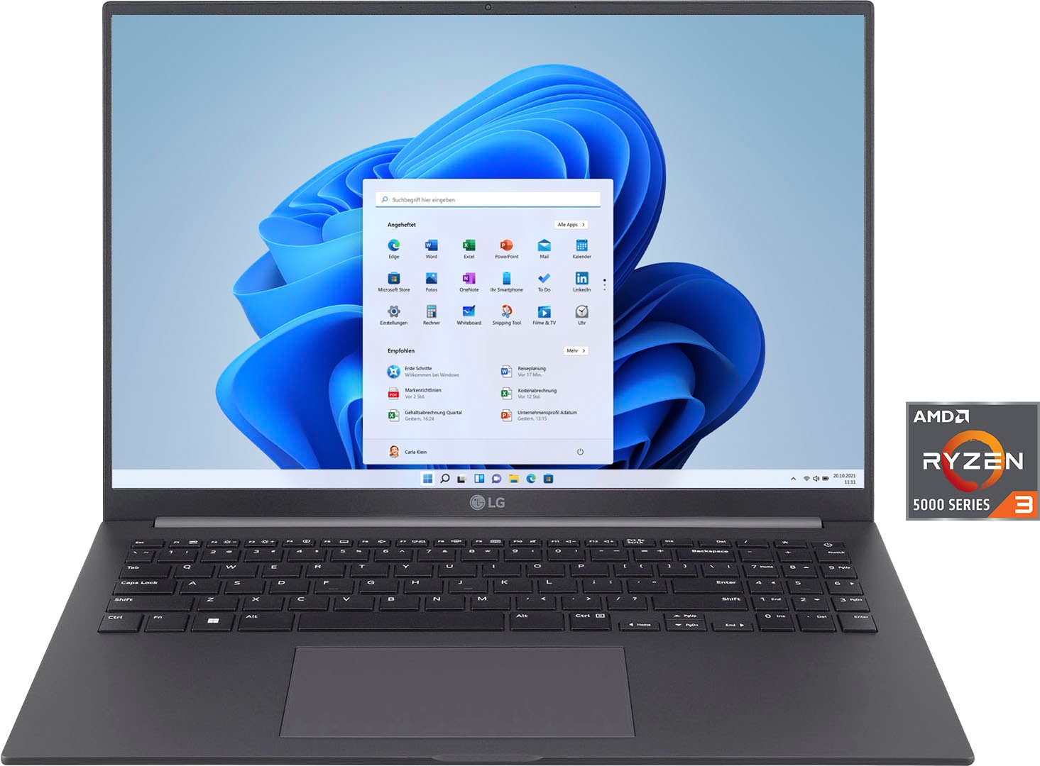 Business-Notebook »UltraPC 16" Laptop, Full HD+ IPS-Display, 8 GB RAM, Windows 11...