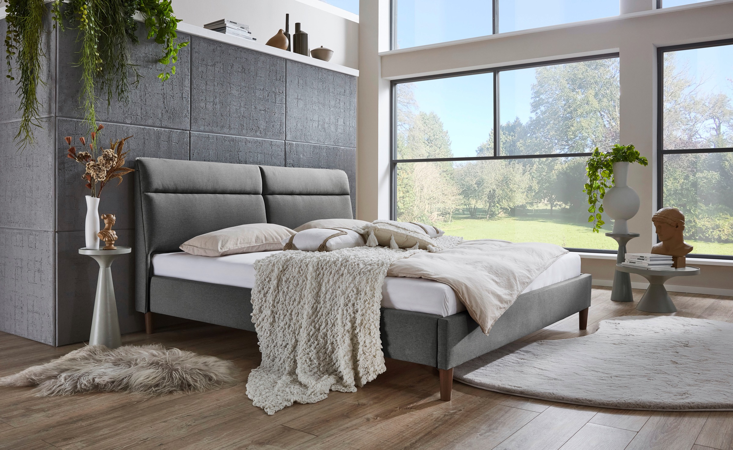 ATLANTIC home collection Polsterbett Madita, 180x200cm, mit organischer Kop günstig online kaufen