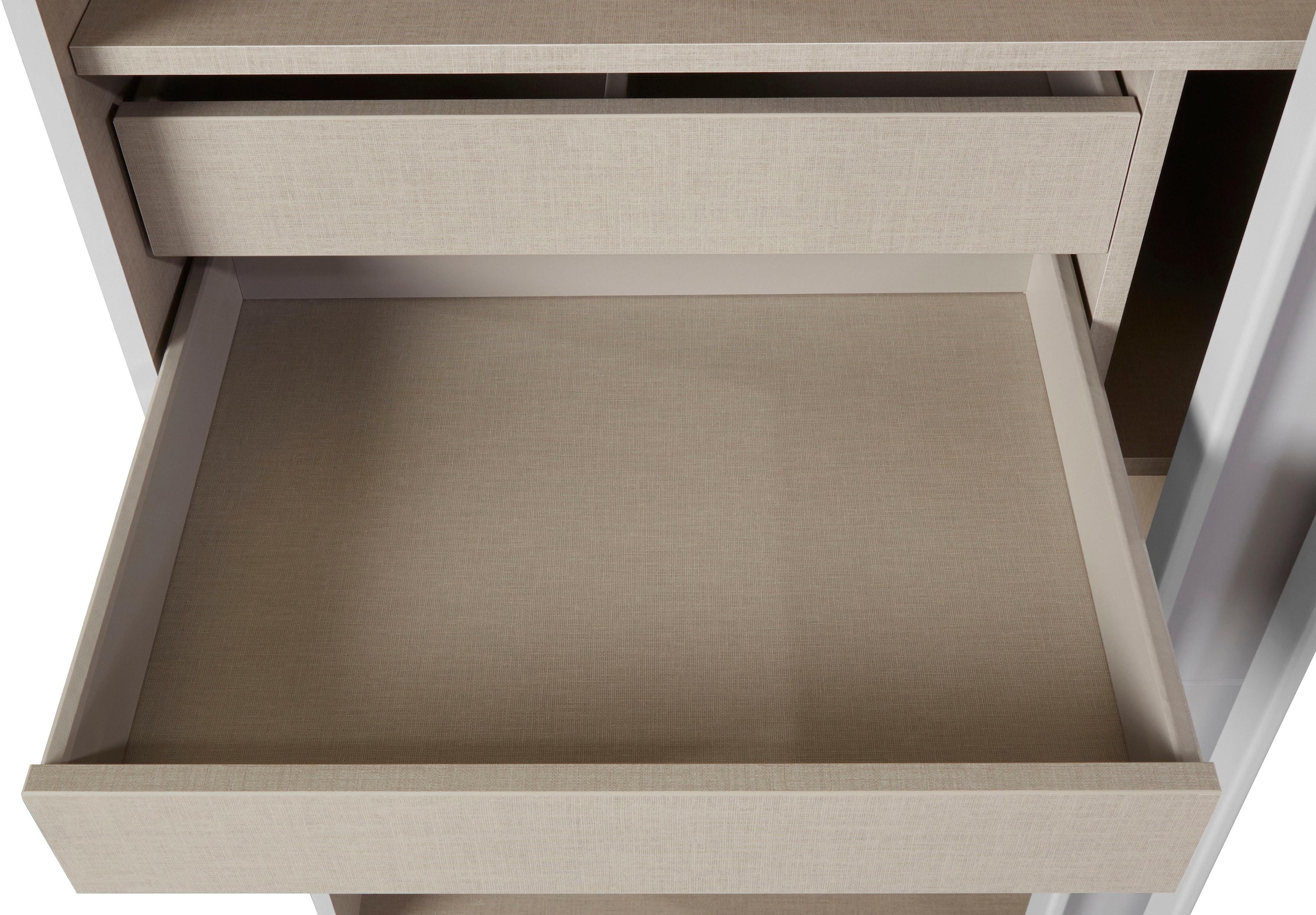 rauch Schwebetürenschrank »Kleiderschrank Schrank Garderobe Wäscheschrank BESTSELLER KEPAN«, inkl. Schubladen-Einsatz und extra Einlegeböden MADE IN GERMANY