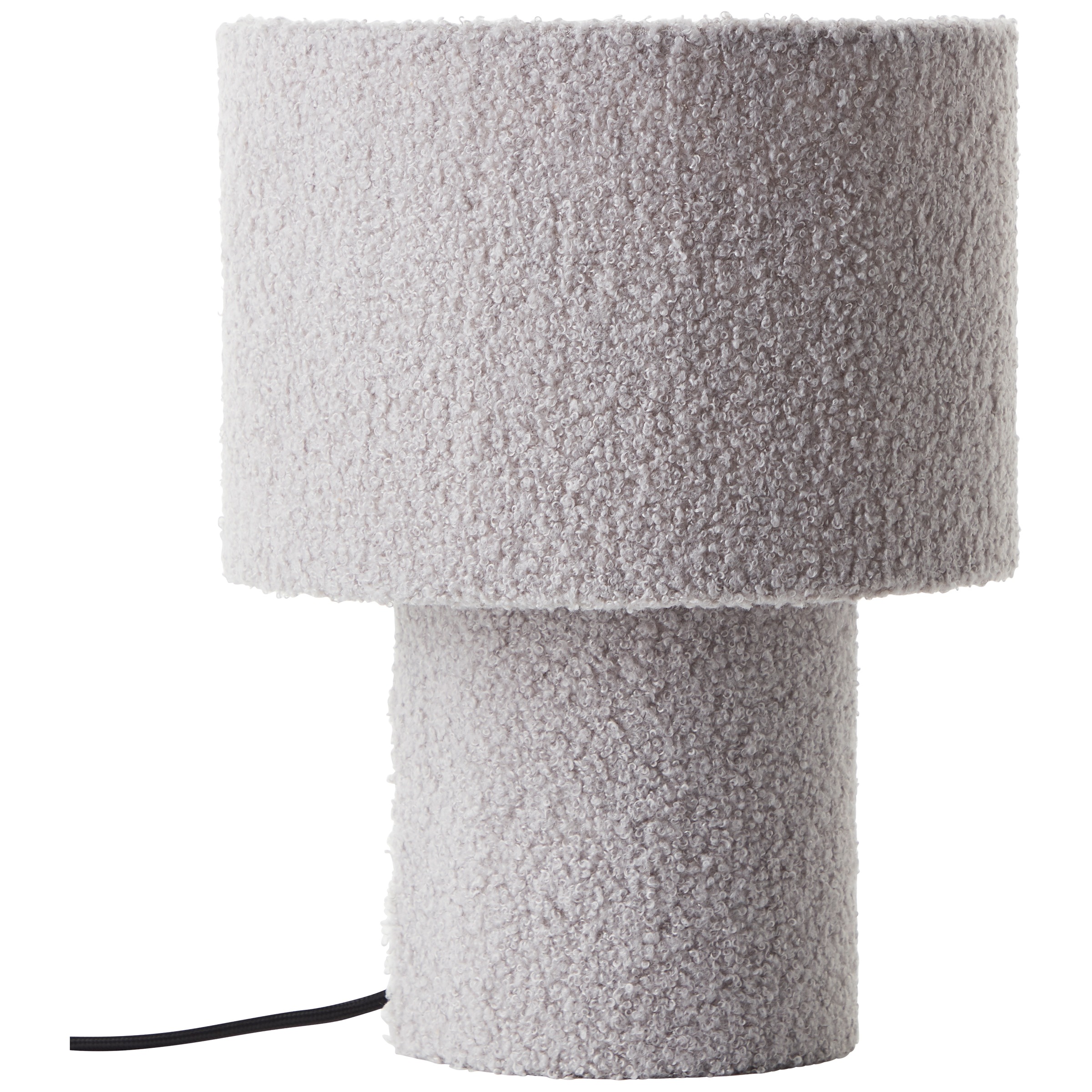 Brilliant Tischleuchte »Teddy«, 1 flammig, Leuchtmittel E27 | ohne Leuchtmittel, flauschiger Teddystoff, 30 x 23 cm, E27, Textil