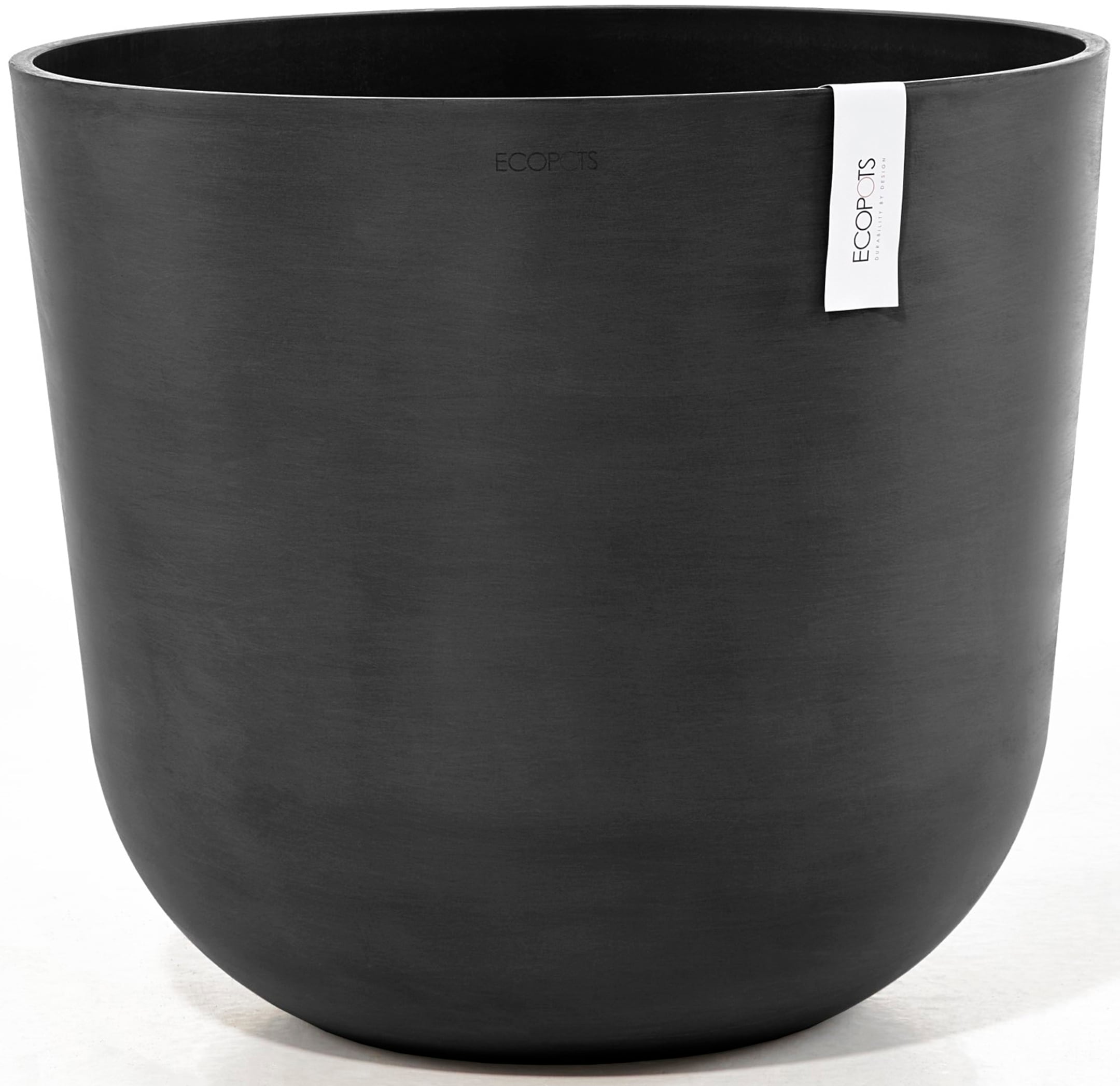 ECOPOTS Blumentopf »Oslo 55 + Wassersystem Dunkelgrau«, für innen und außen: frostsicher, bruchsicher und lichtbeständig