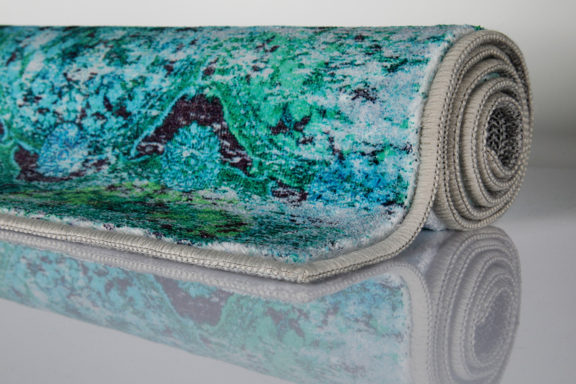 Wecon home Badematte »Beach Front«, fußbodenheizungsgeeignet, Vintage, waschbar, rutschfest, schnell trocknend, robust, Badteppich