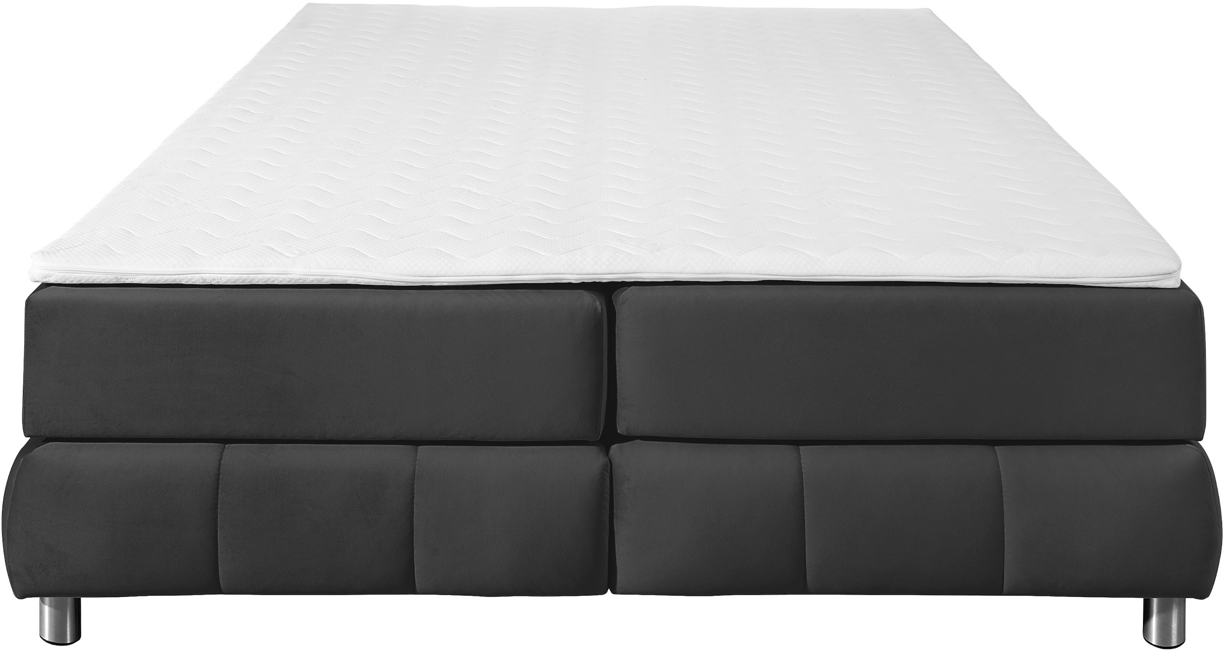 andas Boxspringbett »Salo«, Ohne Kopfteil, inkl. Topper, auch in Überlänge 220 cm