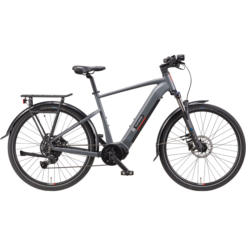 TELEFUNKEN »SUV710« 9 Gang Shimano Kettenschaltung Mittelmotor 250 W 27, 5 Zoll, Straßenzulassung, Scheibenbremsen, Pedelec, Elektrofahrrad für...