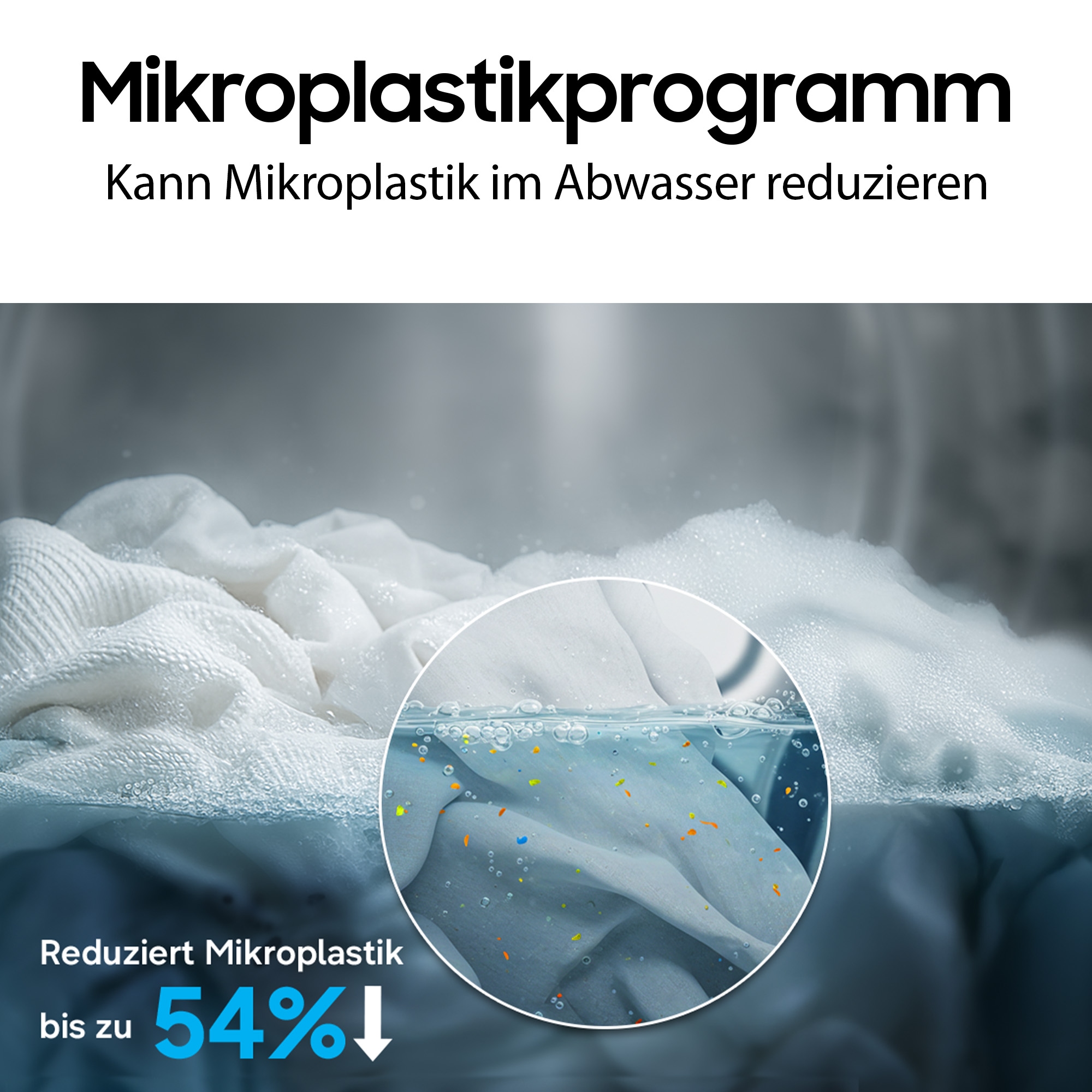 Samsung Waschmaschine WW5000F »WW1EFG5U34AEEG« 10 kg 1350 U/min AI Ecobubbleᵀᴹ - Effizient und schonend waschen