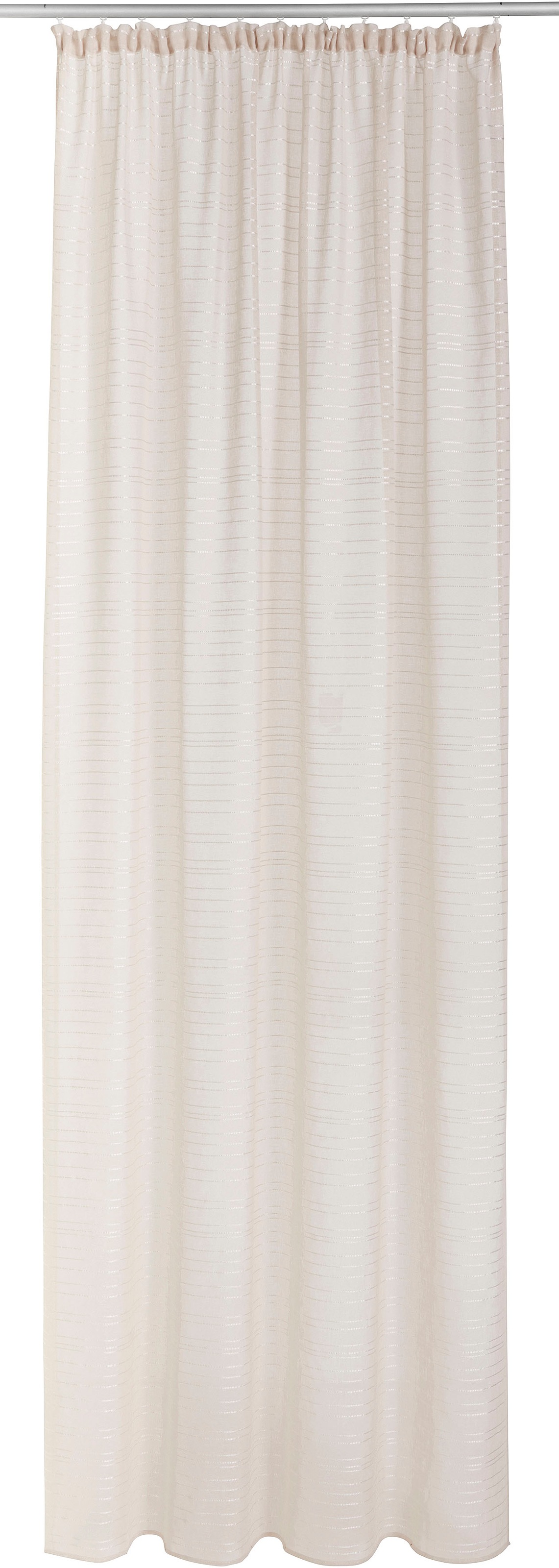 Bruno Banani Gardine »Linus« Kräuselband 1 Stk. tlg. 1 Schal, eingewebte Qu günstig online kaufen