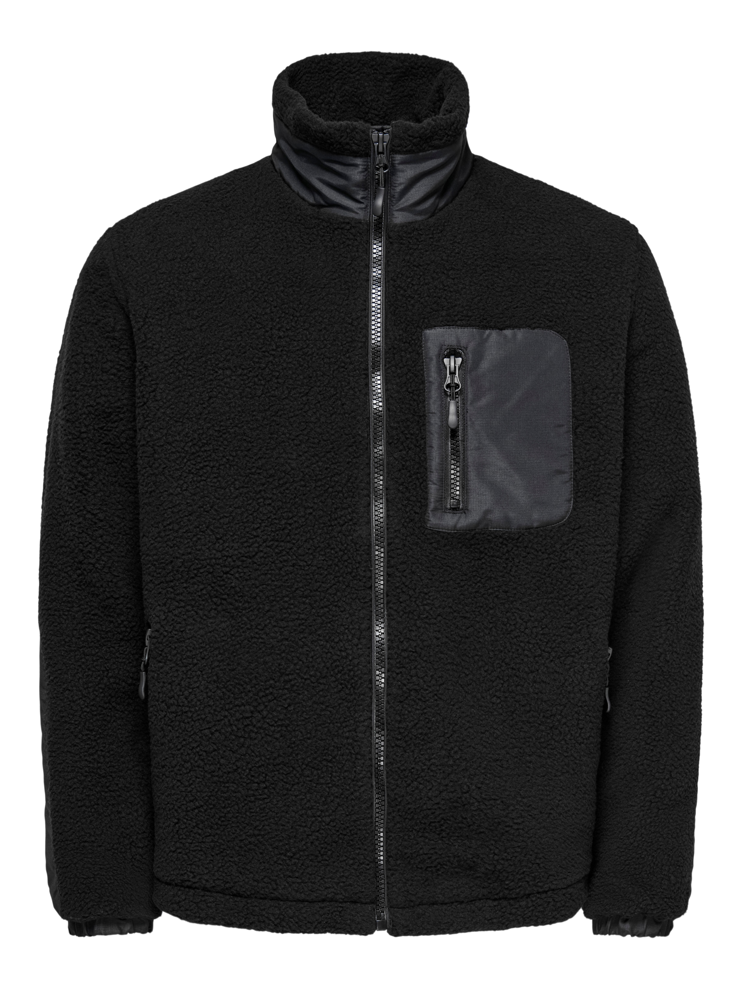 ONLY & SONS Kurzjacke »ONSTYRO PADDED SHERPA JACKET NOOS« Polyester, regular fit