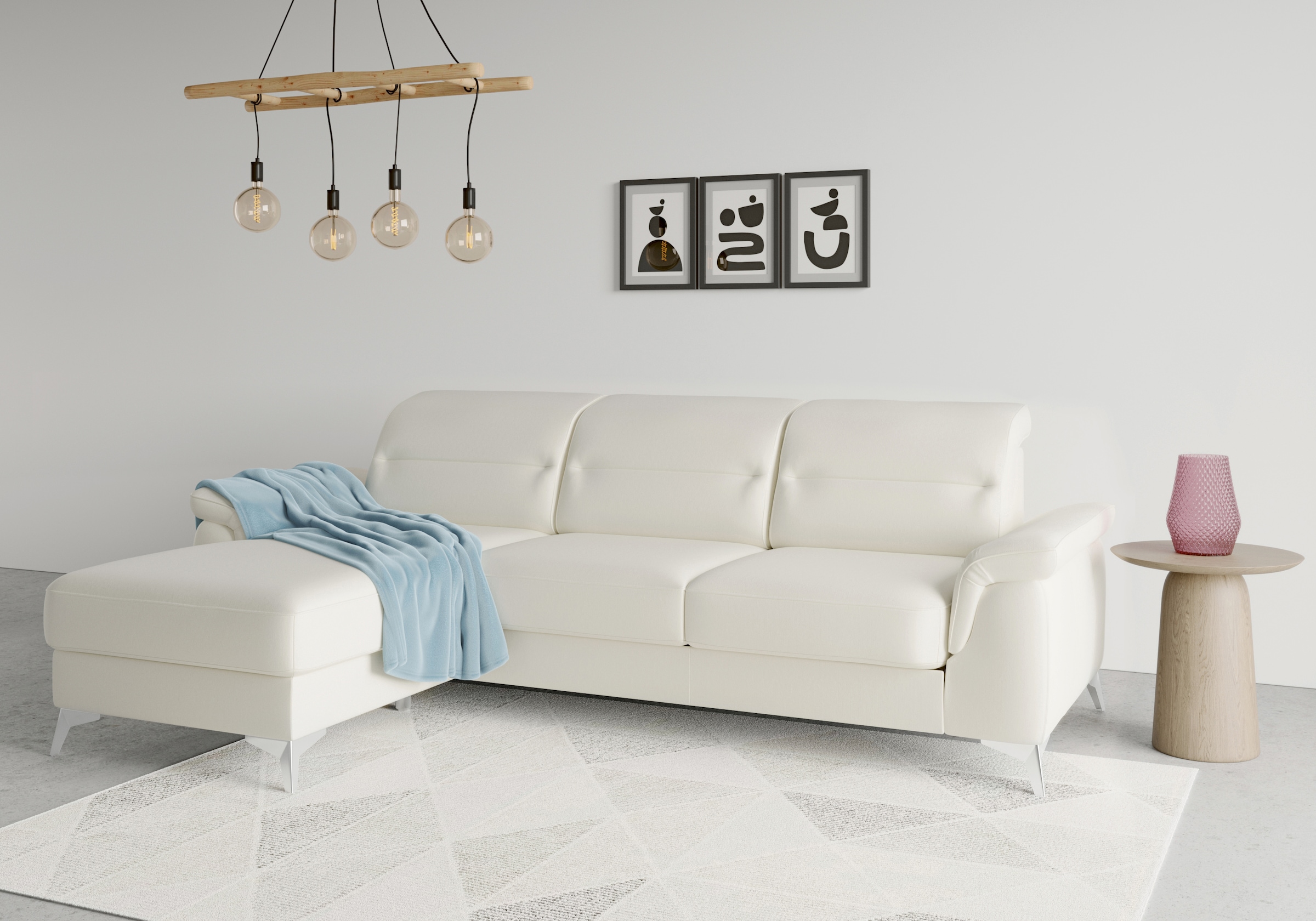 sit&more Ecksofa »Sinatra L-Form«, mit Recamiere, optinal mit Kopfteilverst günstig online kaufen