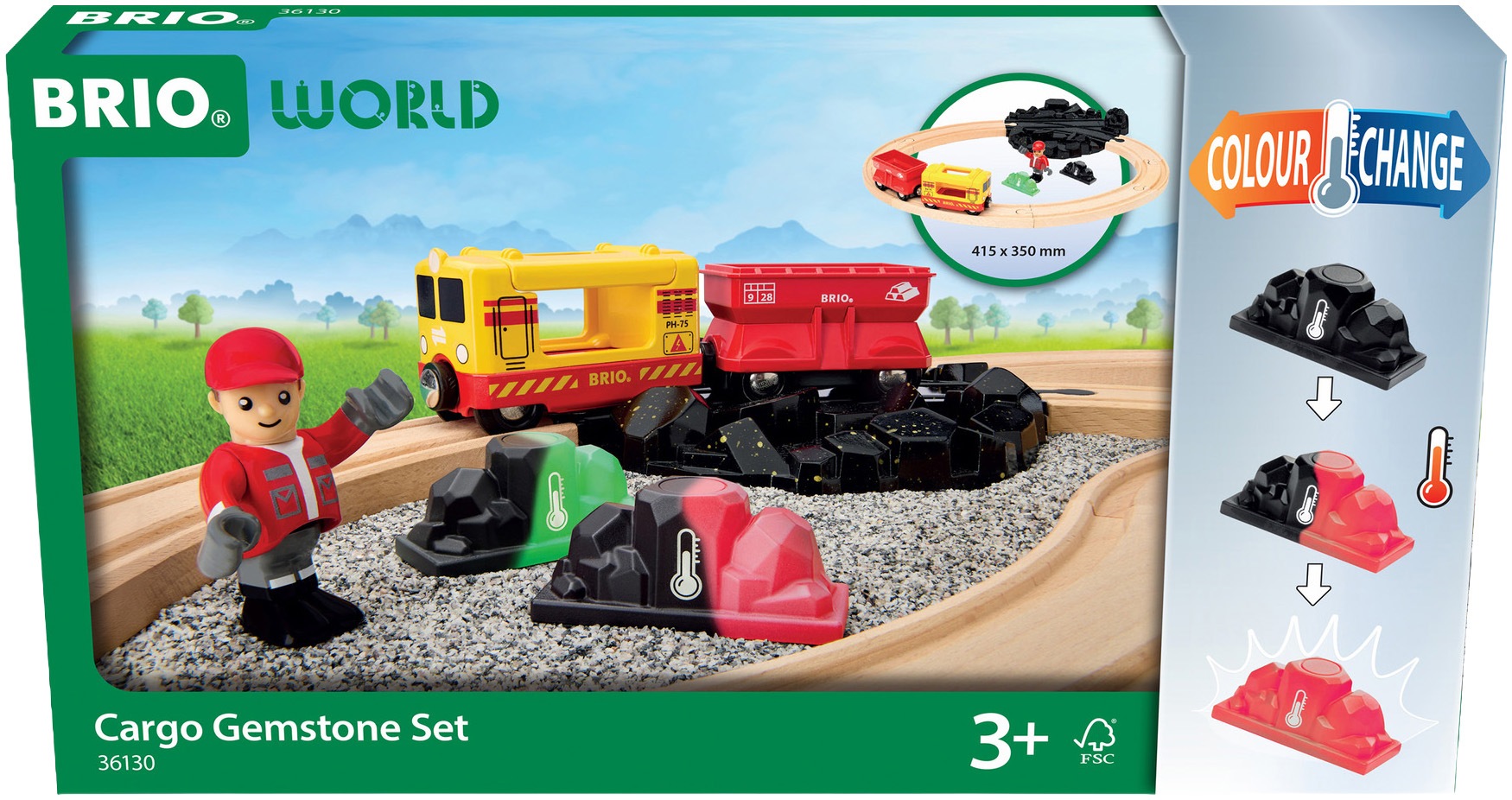 BRIO® Spielzeug-Eisenbahn »BRIO® WORLD, Güterzug-Set«