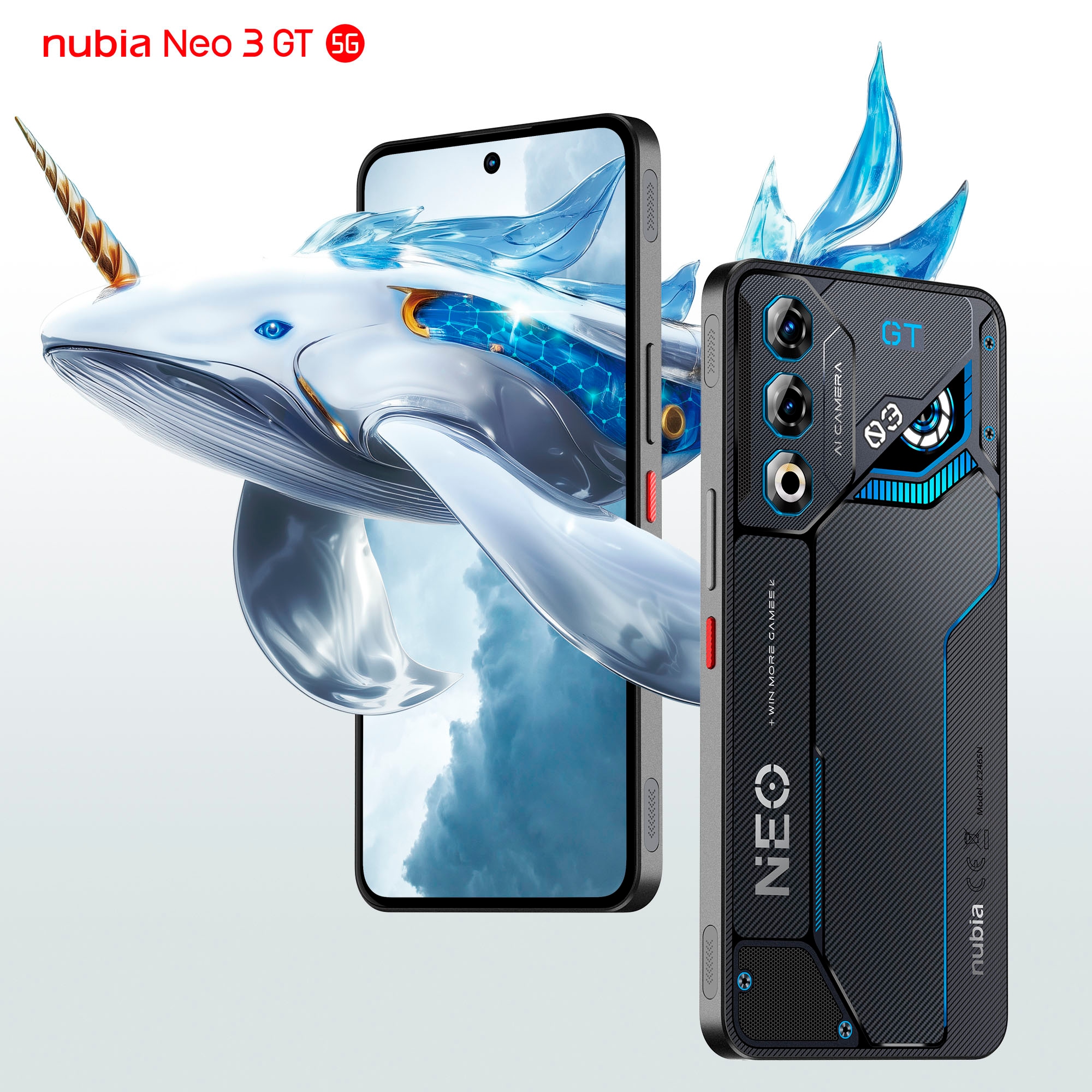 Nubia Smartphone »Neo 3 GT 5G«, Interstellar Gray