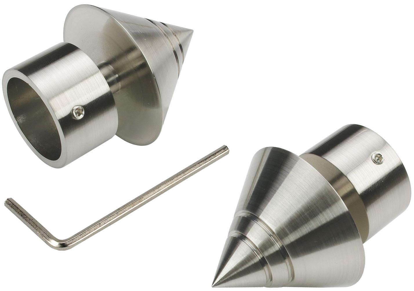 Liedeco Gardinenstange »CELKEGEL02SG2L«, 2 läufig-läufig, Fixmaß, 2-läufig im Fixmaß Ø 25 mm