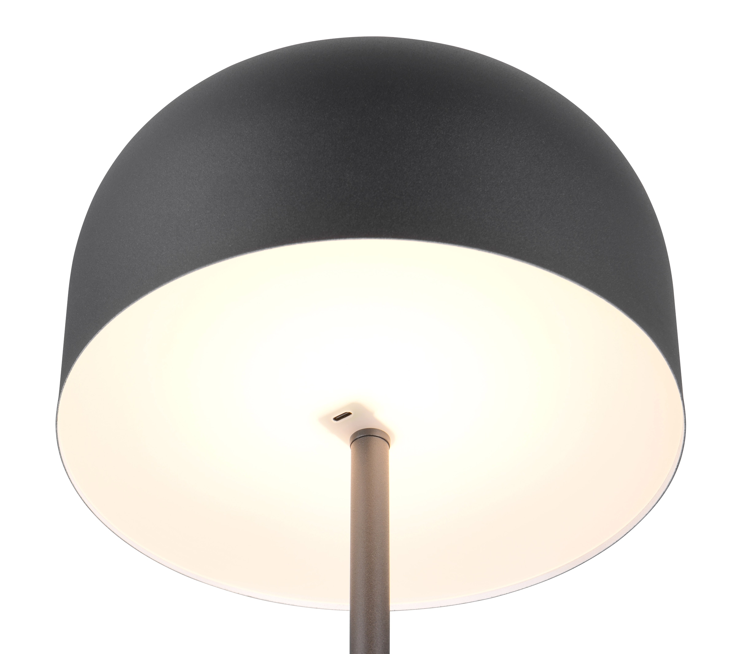 REALITY Leuchten LED Stehlampe »JEFF, Akku LED Stehleuchte mit USB, 2,5W 250 Lumen 3000K warmweiß«, 1 flammig, Leuchtmittel LED-Board | LED fest integriert, Akku LED Stehlampe mit Touchdimmer, USB-Anschluss Höhe max 147 cm