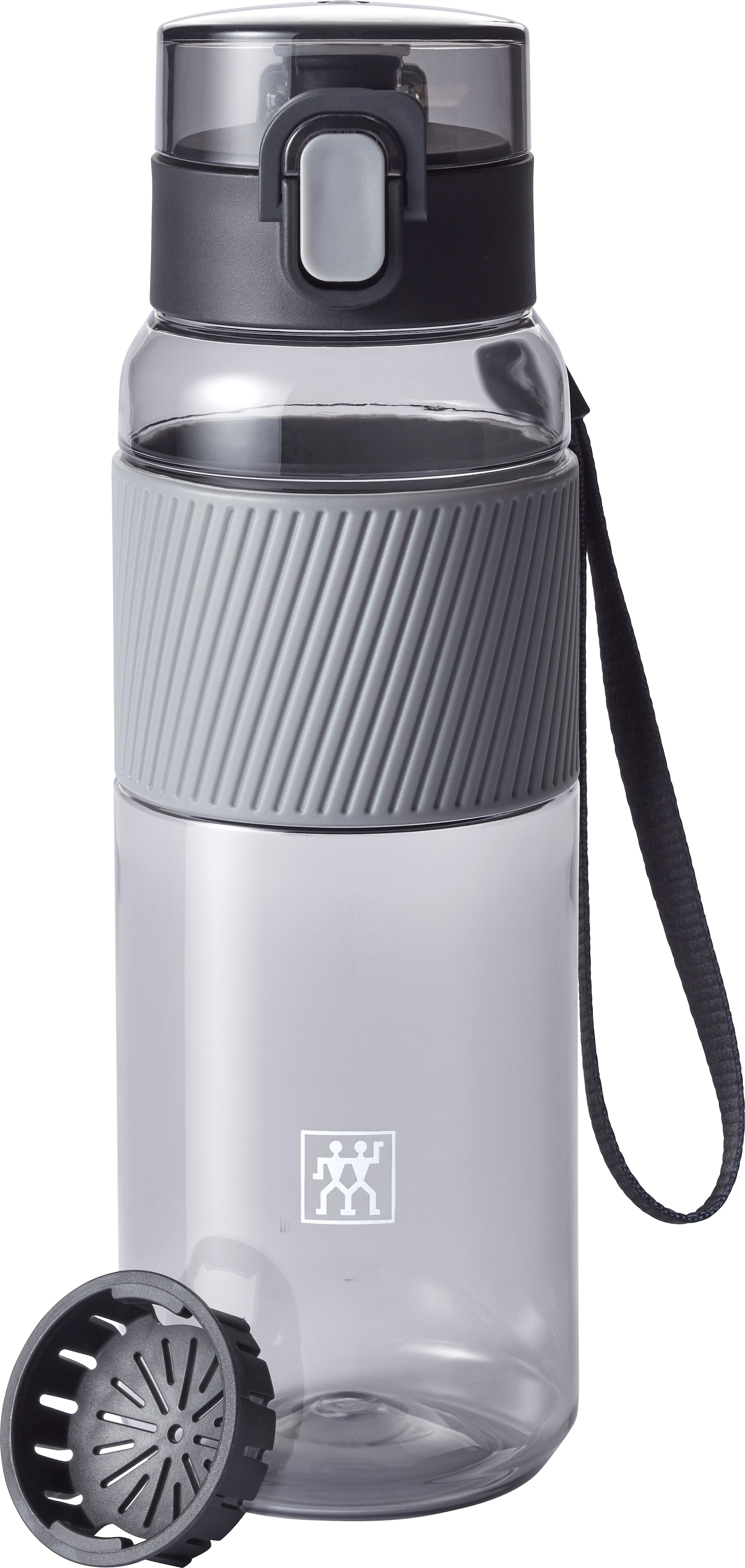 Zwilling Trinkflasche »Bottle mit Fruchtsieb zum Herausnehmen, Fassungsvermögen ca. 680 ml«, (1 tlg.), bruchfestes Tritan