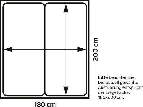 Home affaire Bett »Florenz Doppelbett Landhausstil Bettgestell (100,140 oder 180/200cm)«, aus FSC®-zertifiziertem Holzwerkstoff, in 3 Breiten