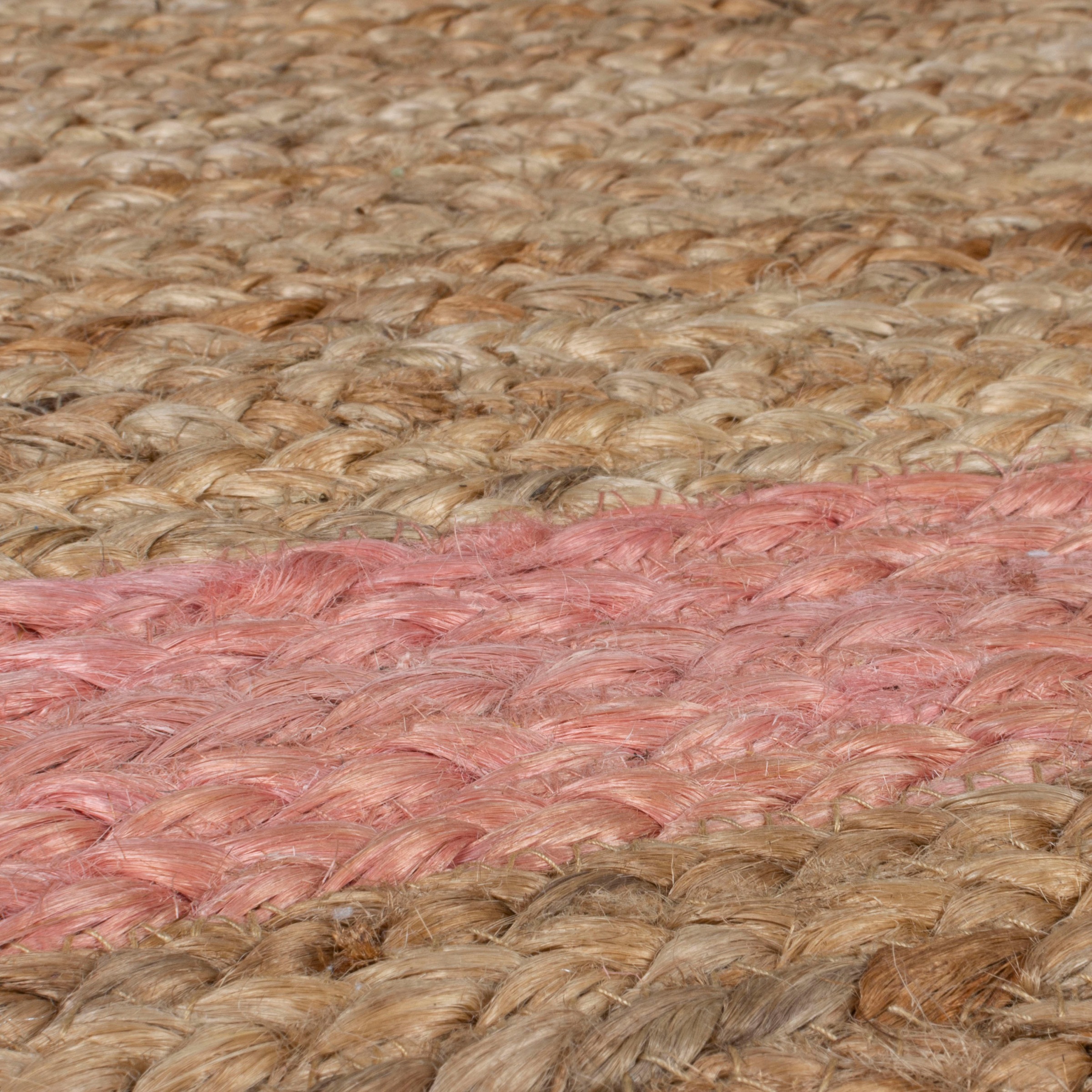 FLAIR RUGS Teppich »Grace«, rechteckig, 7 mm Höhe, aus 100% Jute, fußbodenheizungsgeeignet, mit Bordüre
