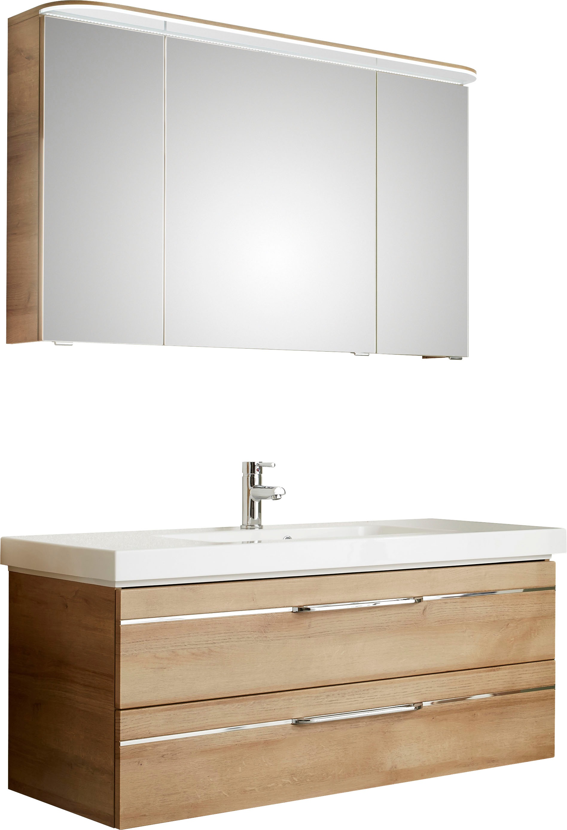 Saphir Badmöbel-Set »Balto Sprint 2-teilig, Mineralmarmor-Waschtisch mit LE günstig online kaufen