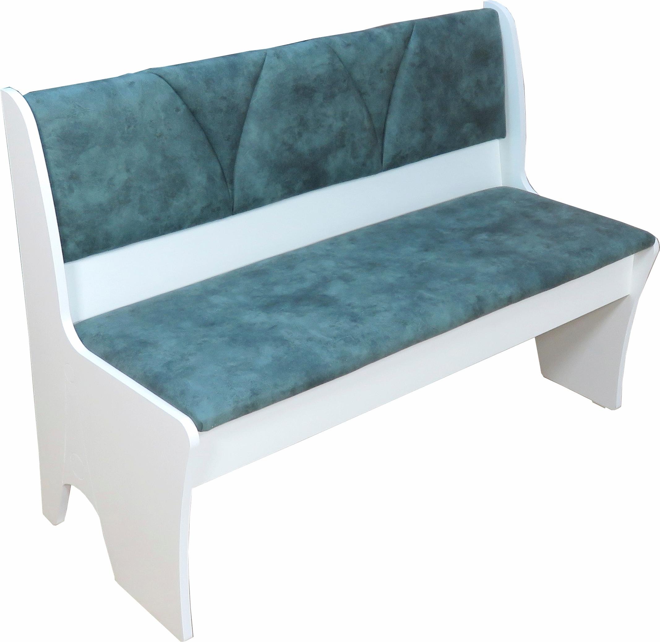 HOME AFFAIRE Polsterbank »Halle« Breite 120 cm opal + weiß