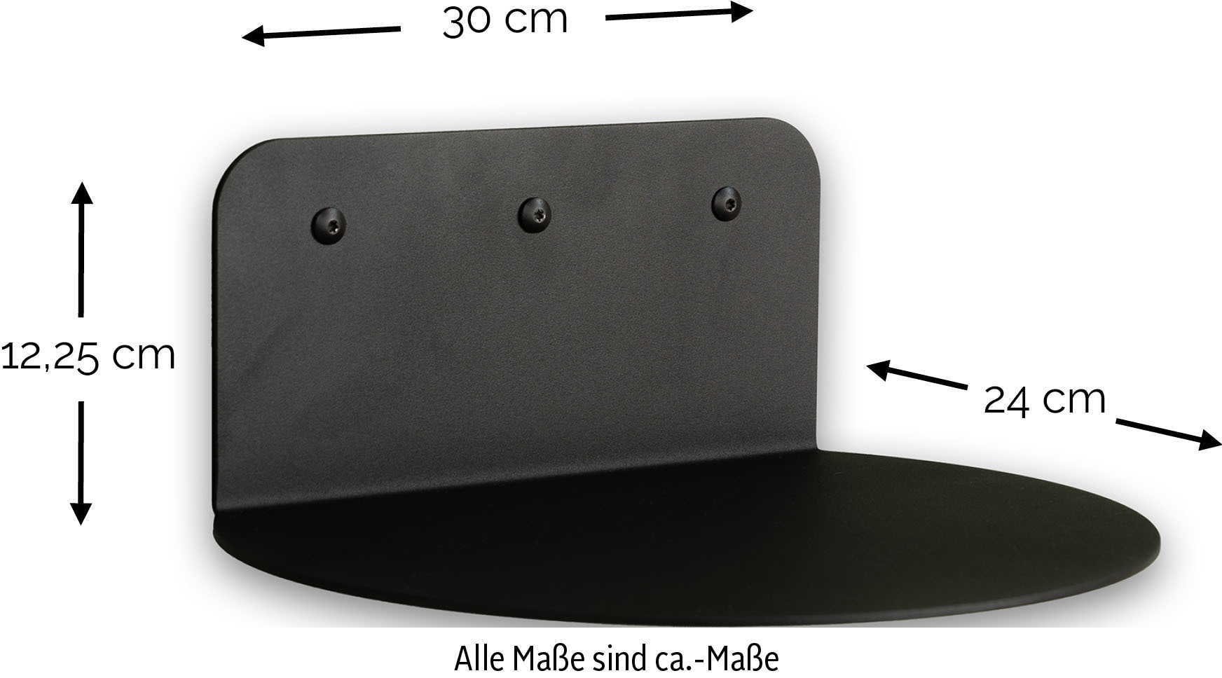Spinder Design Wandregal »FLEX«, (1 St.), Multifunktionales Wandregal aus Stahl