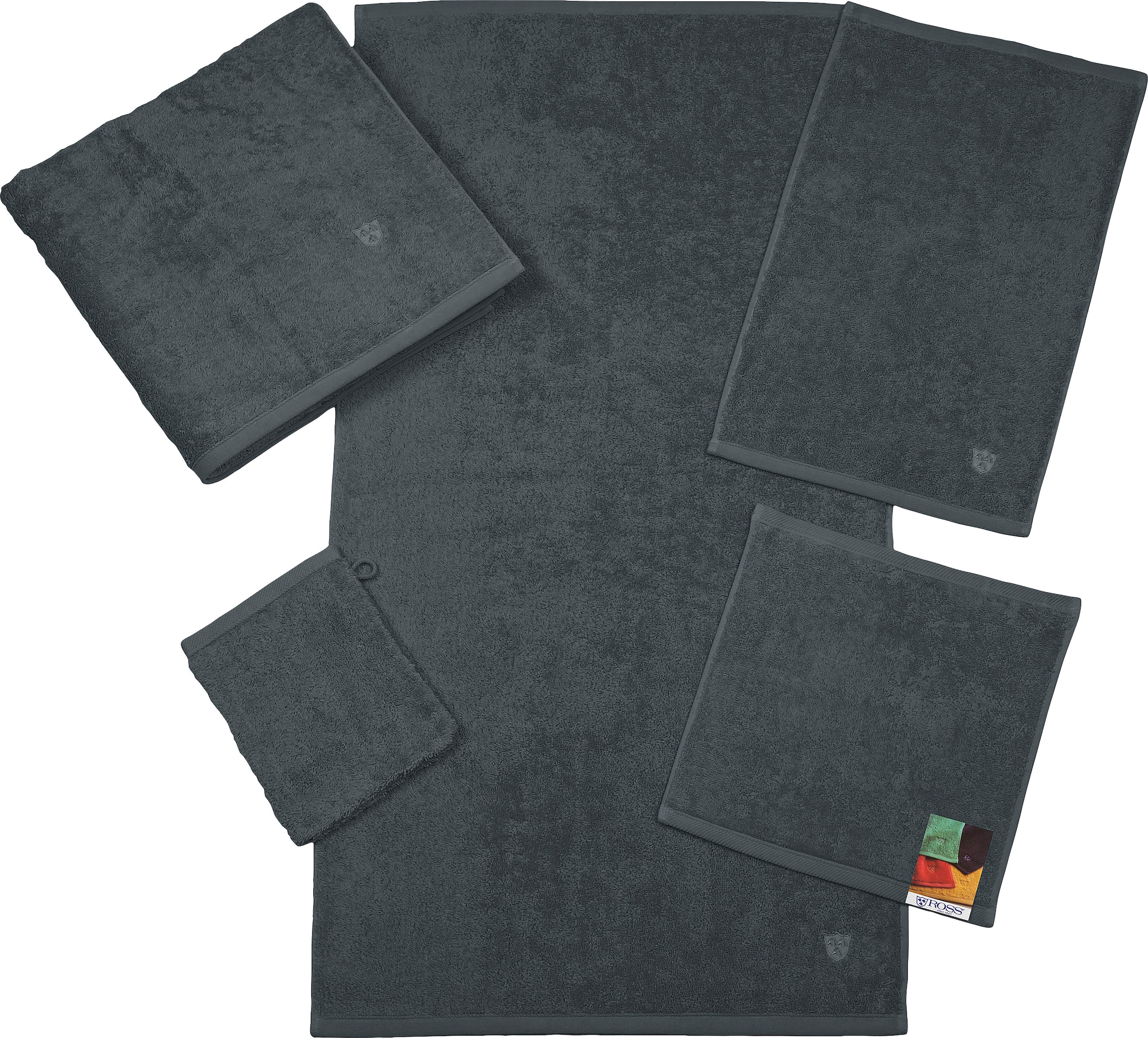 ROSS-Emblem Handtücher Bestickung schnell (2 »Vita«, bequem ROSS und St.), bestellen