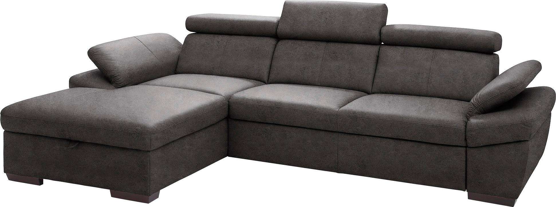 exxpo - sofa fashion Ecksofa »Salerno, Funktionssofa, Breite 280cm, hoher S günstig online kaufen