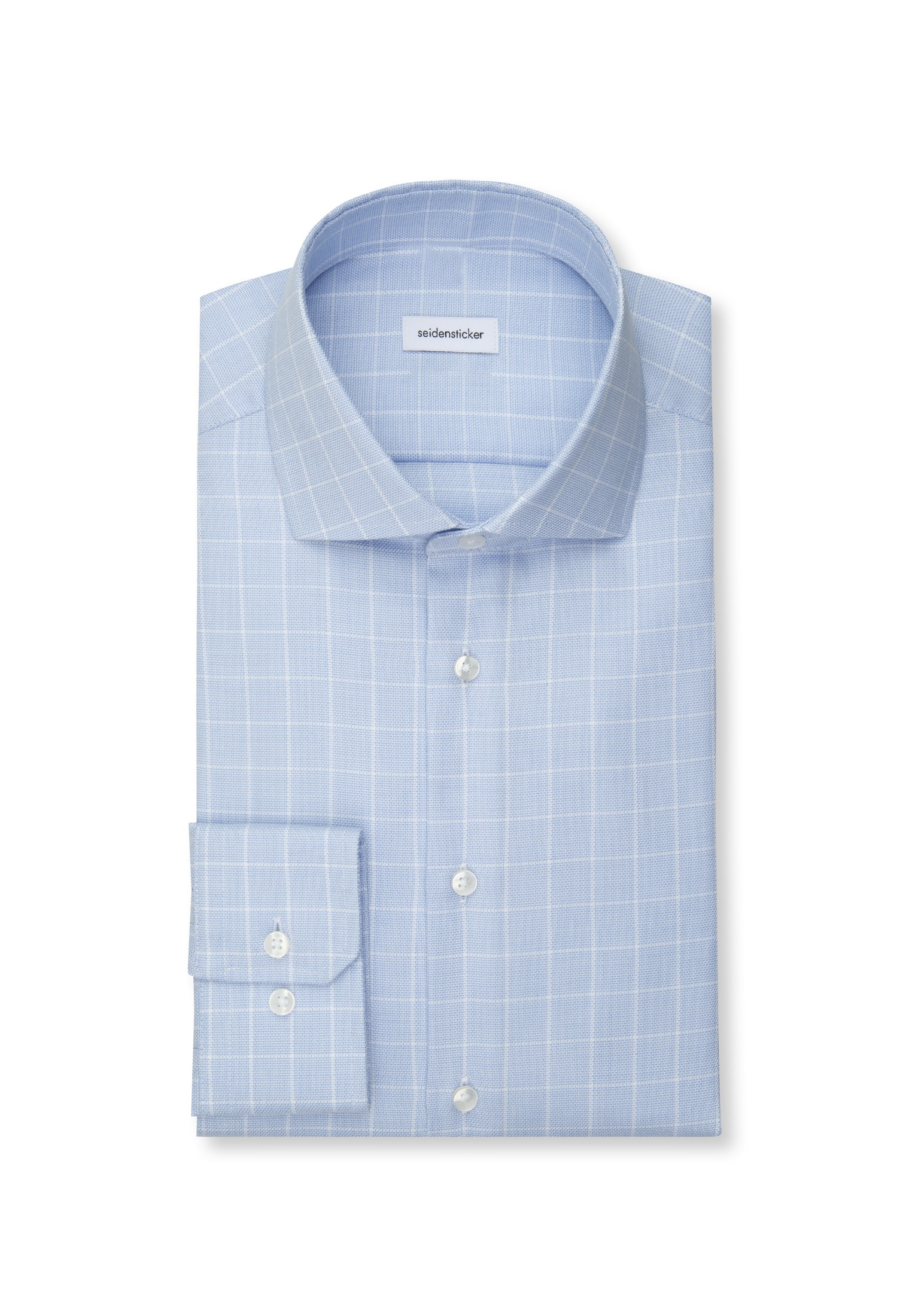 seidensticker Businesshemd »Regular« Regular 1/1 Kentkragen Karo