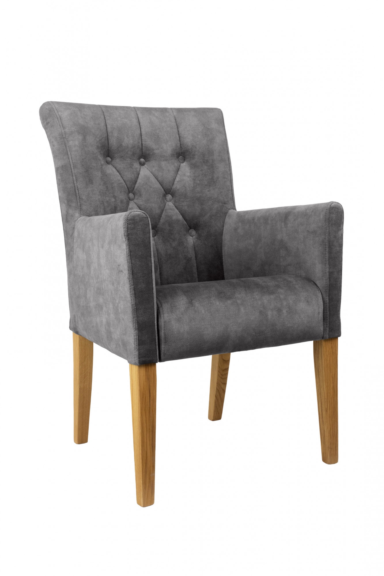 Home affaire Armlehnstuhl »Cortega Esszimmerstuhl mit Knopfheftung« () 1 St günstig online kaufen