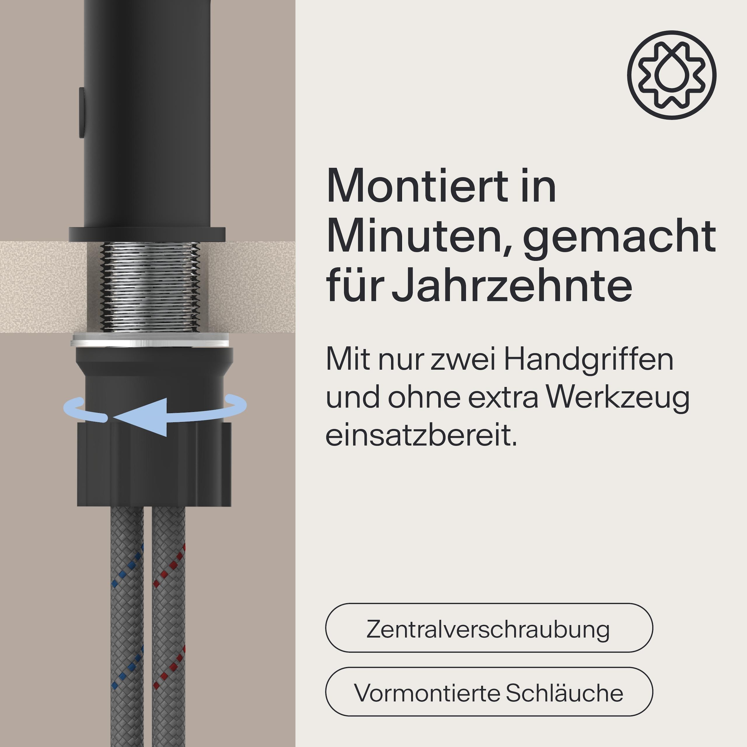 WASSERWERK Waschtischarmatur »WT 12«