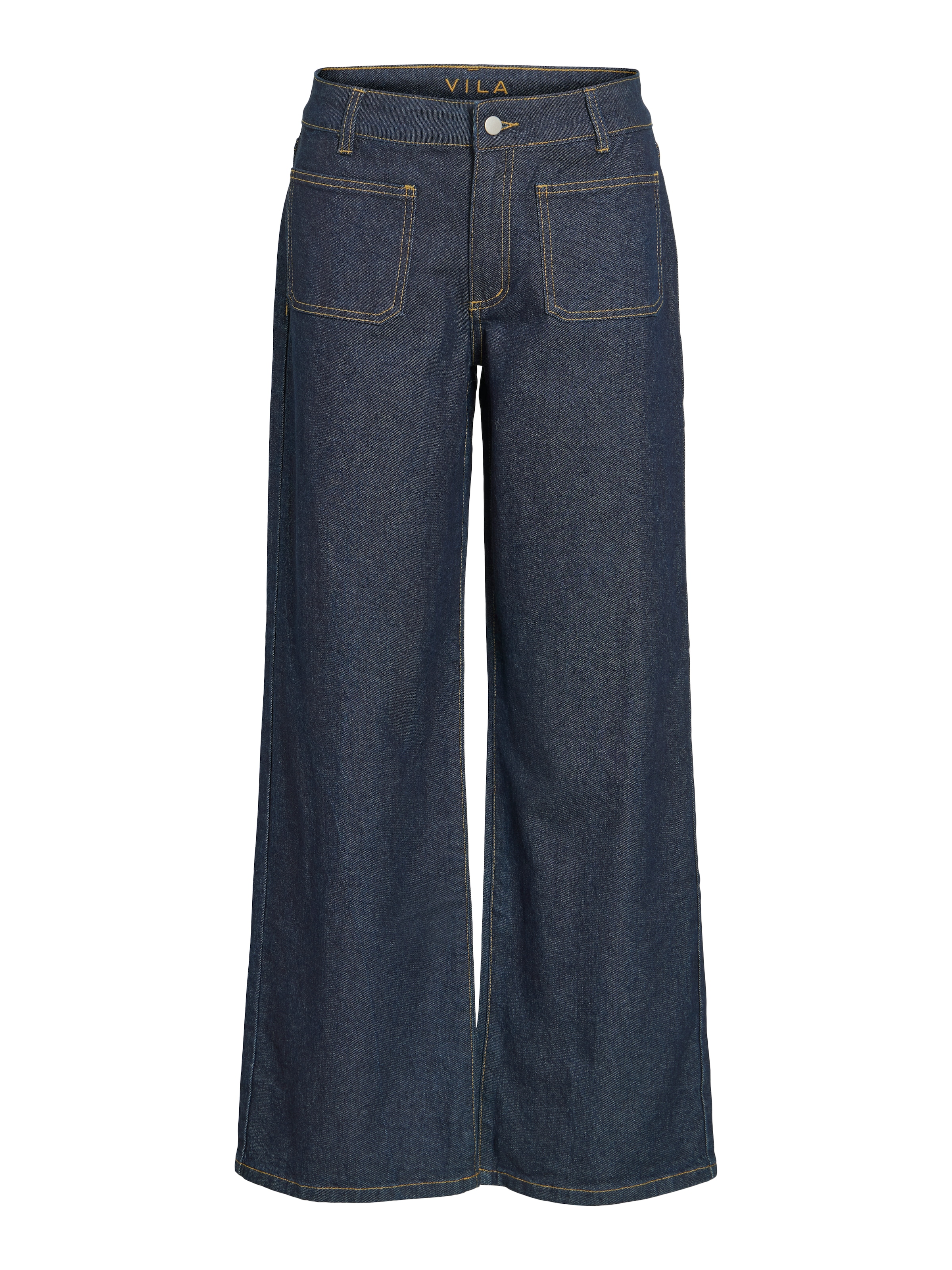 Vila Weite Jeans »VIFLORIE RIO RW WIDE POCKET JEANS - NOOS« Baumwollmischung, regular fit