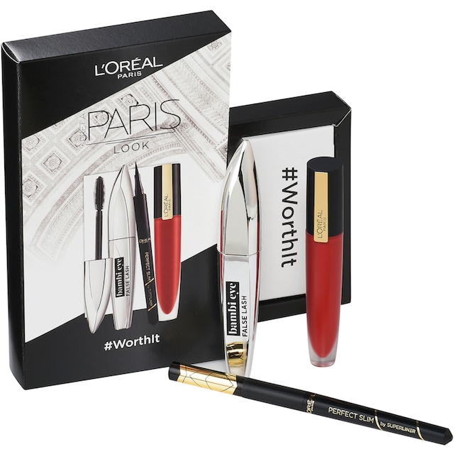 L'ORÉAL PARIS Augen-Make-Up-Set »Bambi + Rouge Signature + Liner«, (3 tlg.)  bequem kaufen