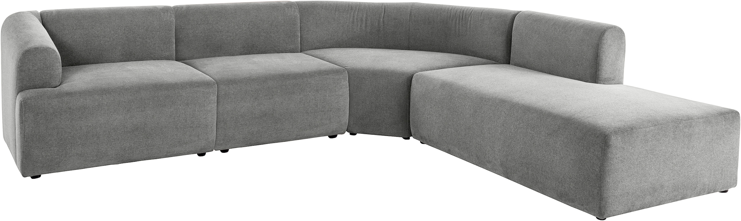 LeGer Home by Lena Gercke Ecksofa »LYZA L-Form links/rechts, Modularsofa "XL", Maße B/T/H: 287/267/74 cm« aus 4 Modulen, zusammen oder einzeln stellbar