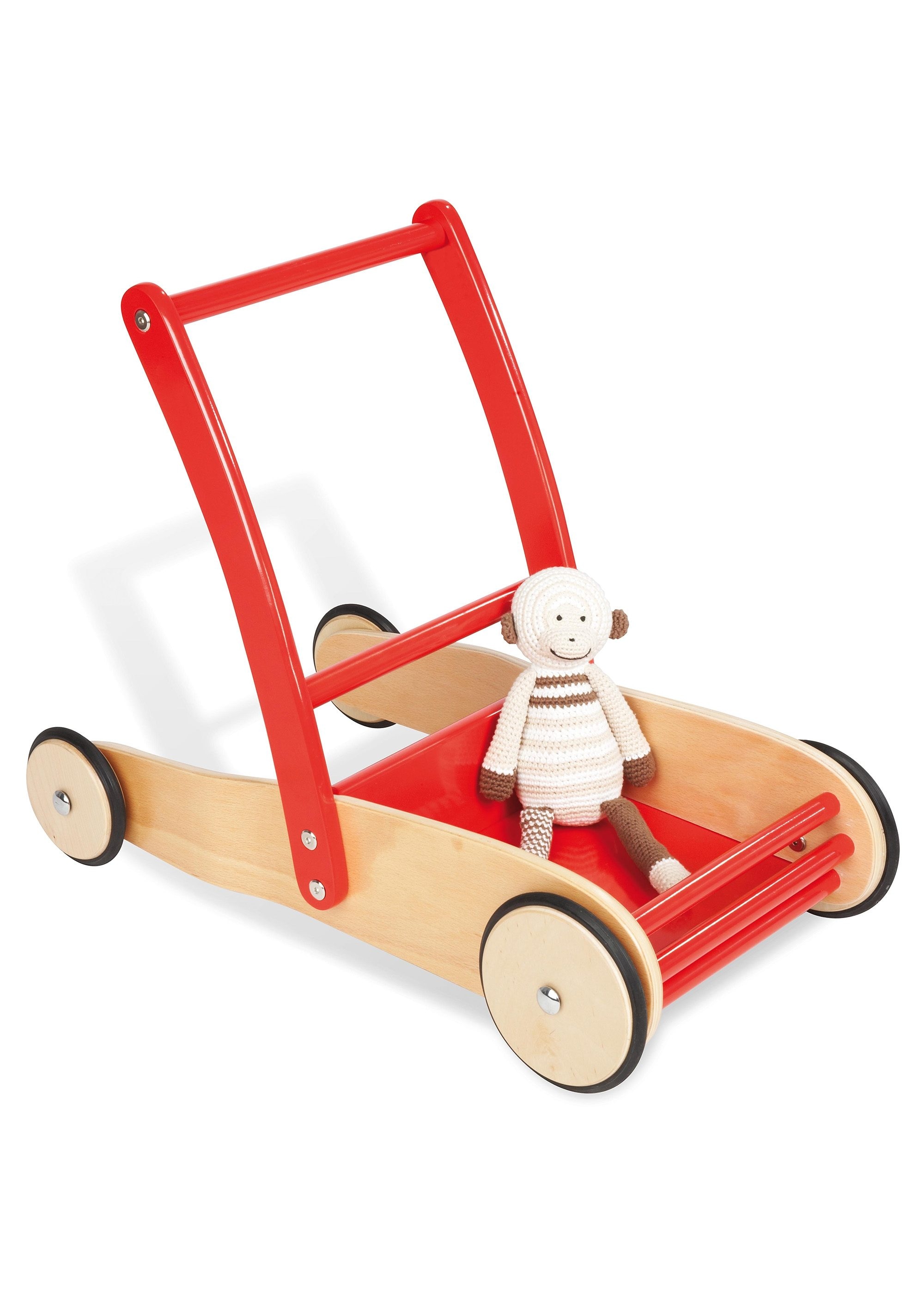 Pinolino® Lauflernwagen »Holzspielzeug, Holz aus im Online-Shop Uli, bestellen Natur/Rot«