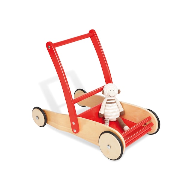 Pinolino® Lauflernwagen »Holzspielzeug, Uli, Natur/Rot«, aus Holz im  Online-Shop bestellen