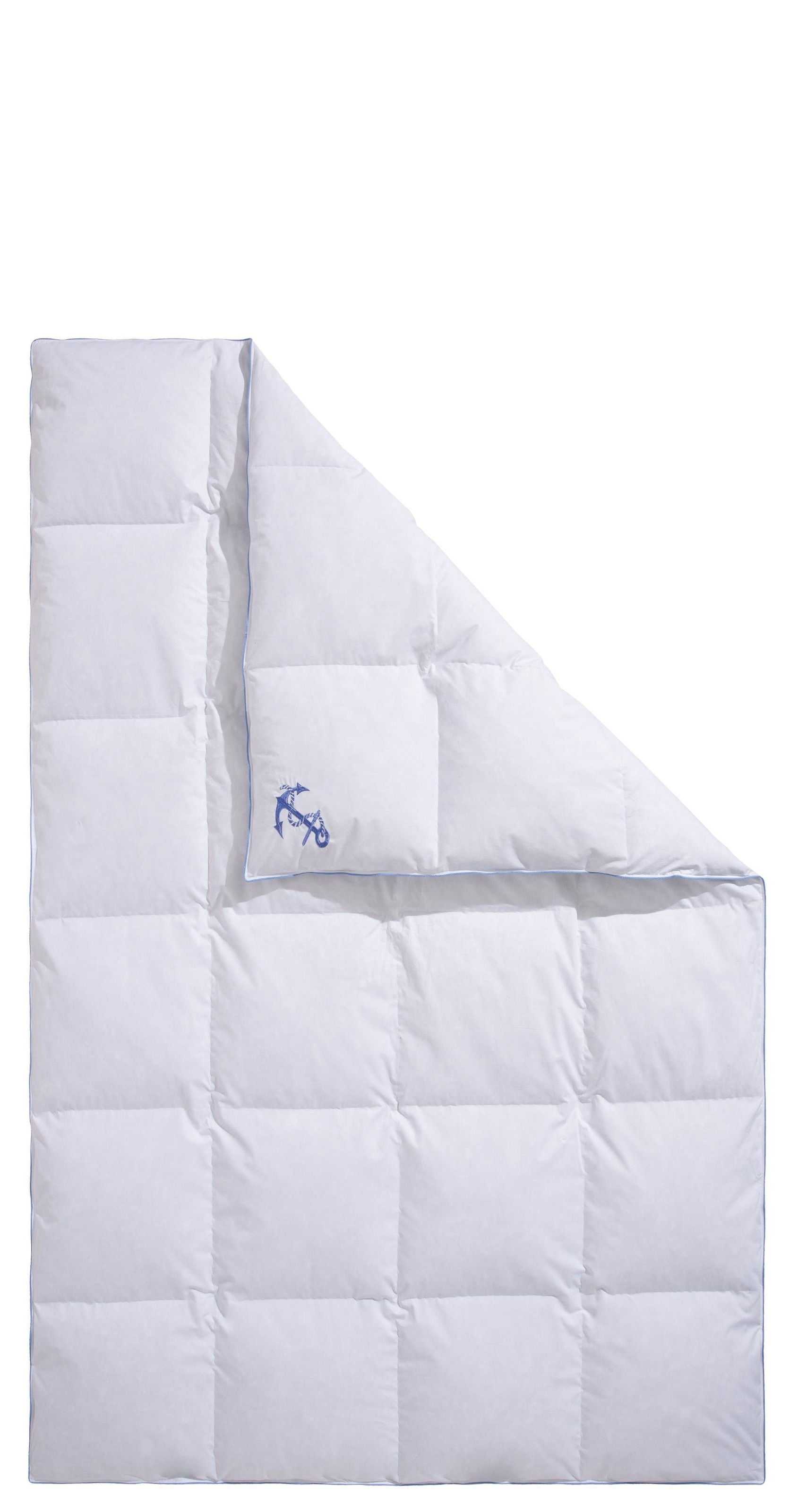 RIBECO Federbettdecke »Anker« extrawarm Füllung Federn & Daunen Bezug Baumw günstig online kaufen