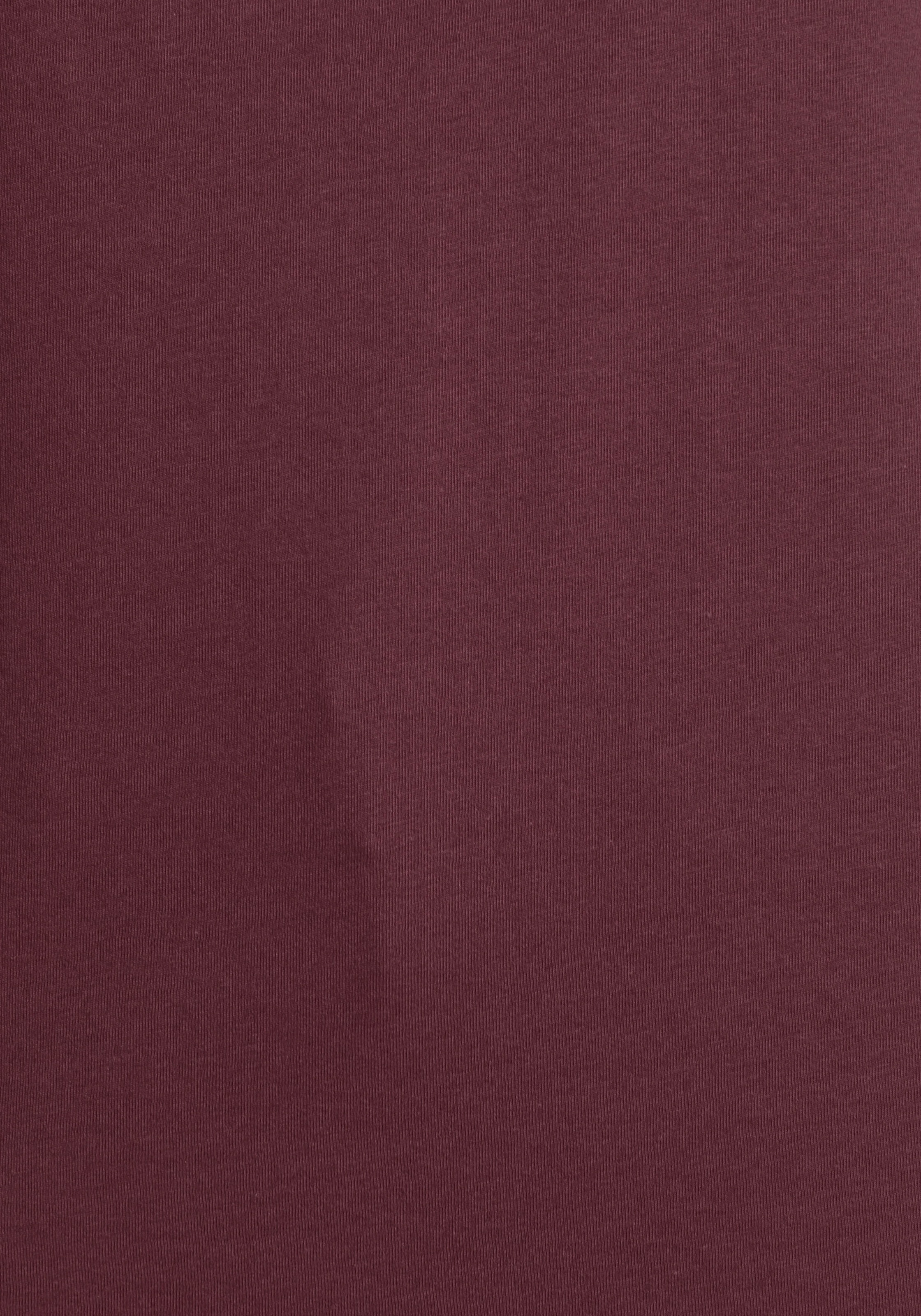 Boysen's T-Shirt Kurzarm,  unifarben,  Rundhals,  für Freizeit und Alltag