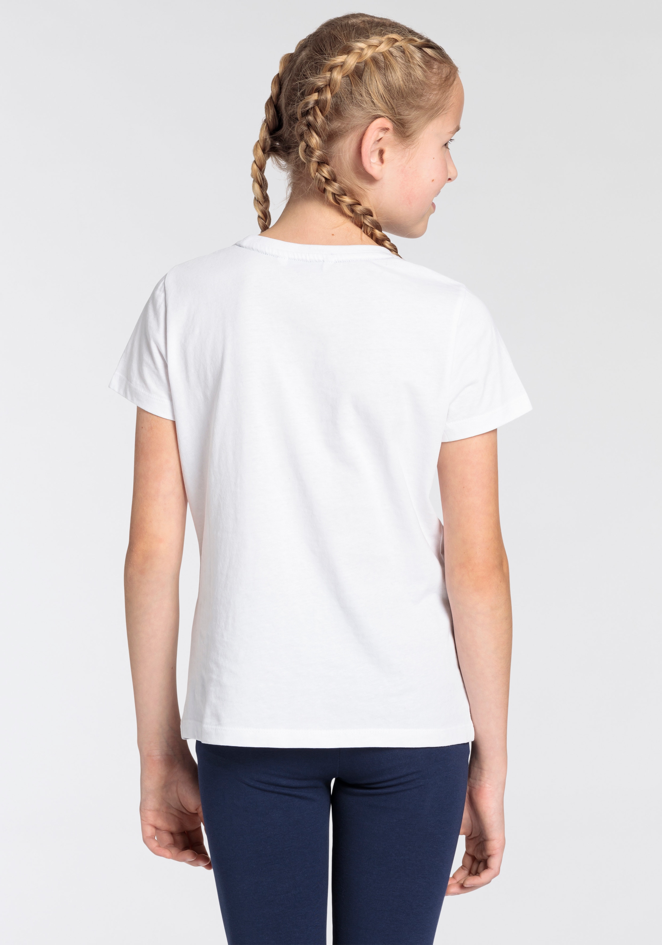 DELMAO T-Shirt »für Mädchen«, online großem mit Delmao-Logo-Print bestellen
