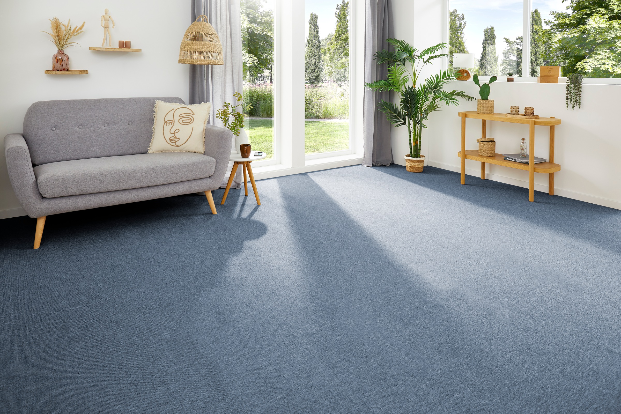 my home Teppichboden »Benno, Schlinge, Made in Netherlands«, rechteckig, 0, günstig online kaufen