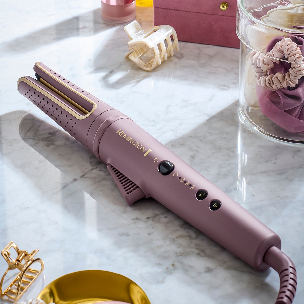 Remington Lockenstab »AIRviveRotierender Lockenstab (CI8930)« Keramik-Beschichtung rotierend, Ionic Air, Anti-Frizz-Mikrowirkstoffe, 160-210°