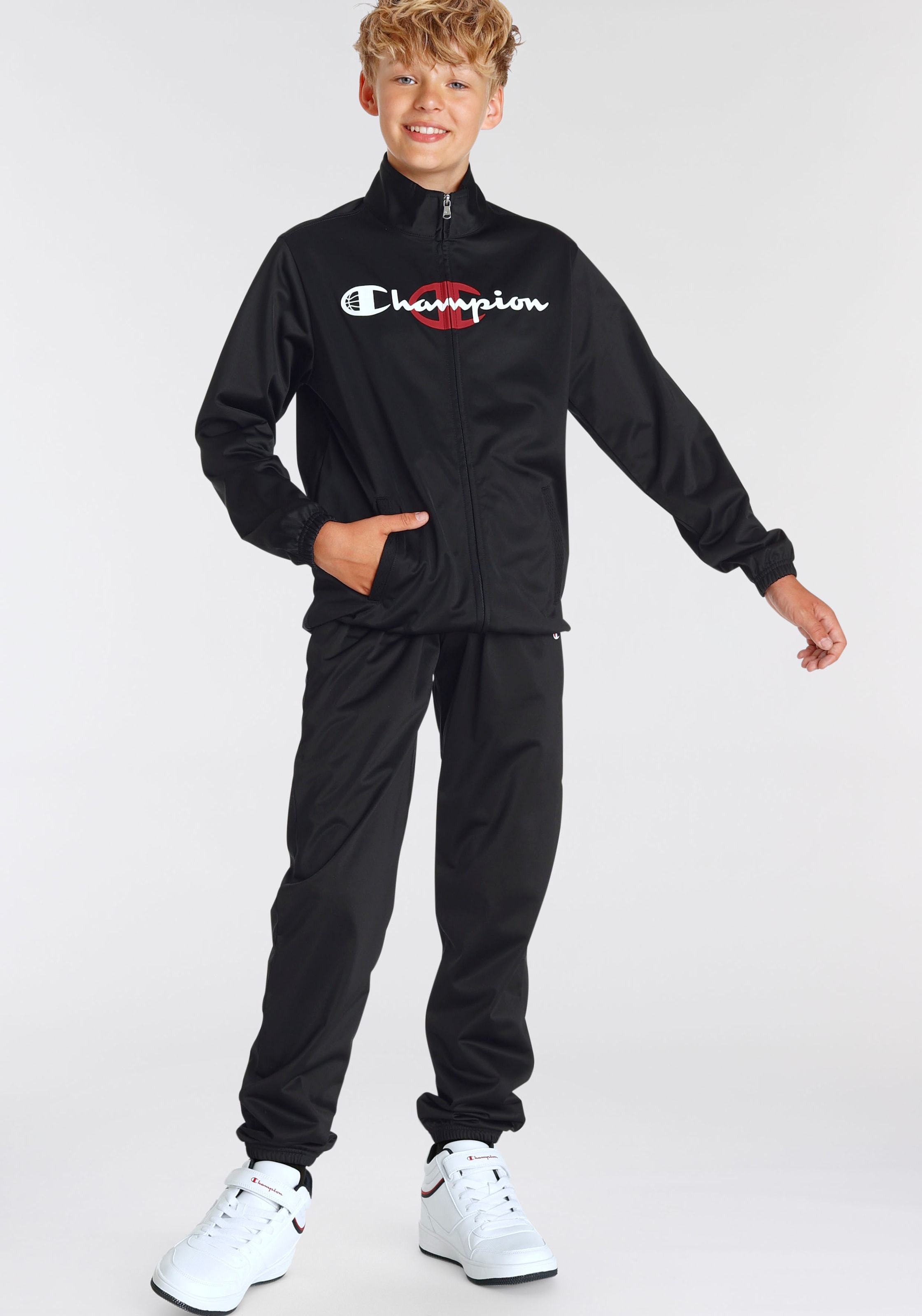 Champion Trainingsanzug »Full Zip Tracksuit - für Kinder«, (2 tlg.) online  kaufen | Trainingsanzüge