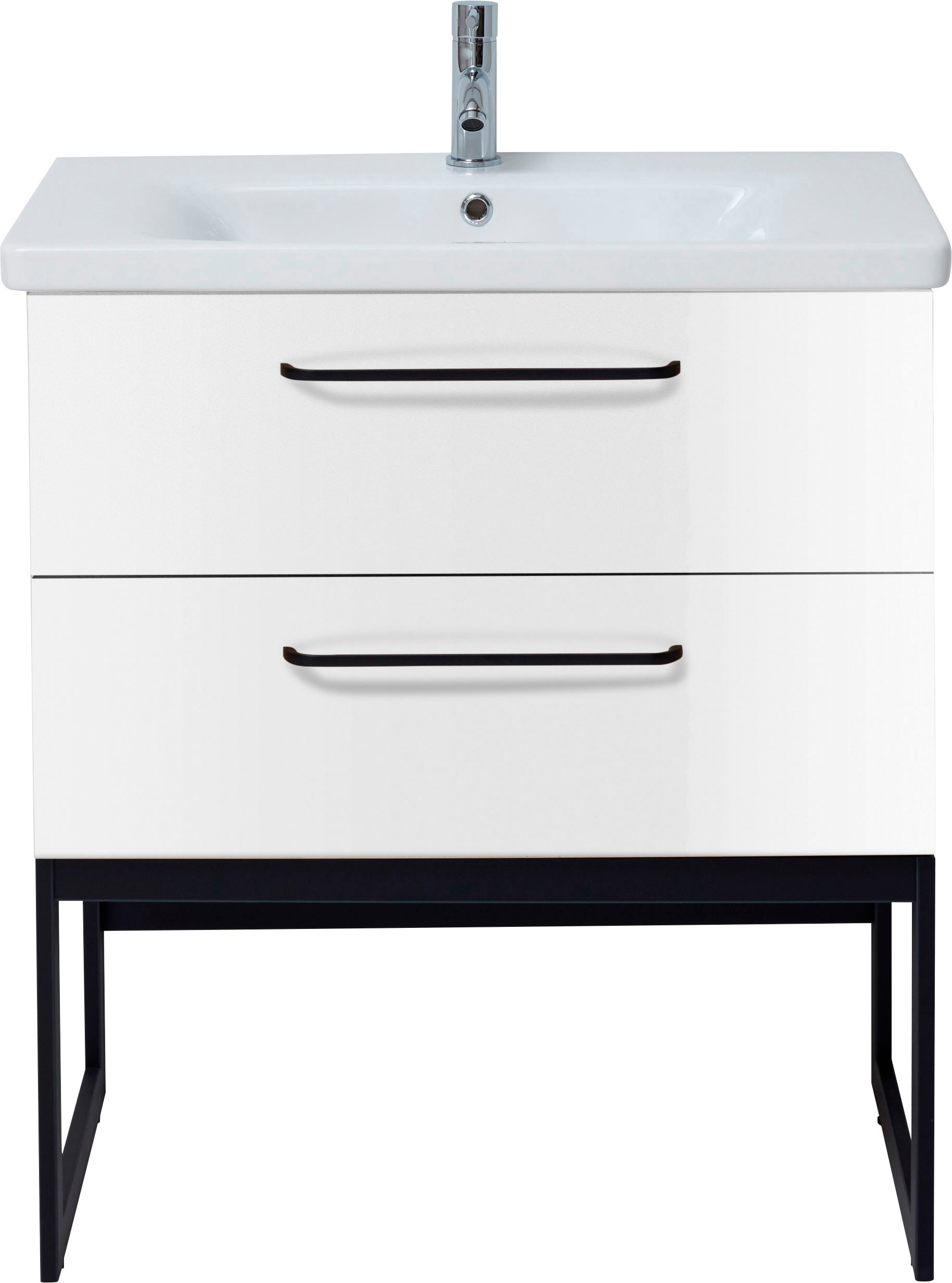 OPTIFIT Waschtisch »Yukon«, Breite 80 cm, mit Keramikbecken