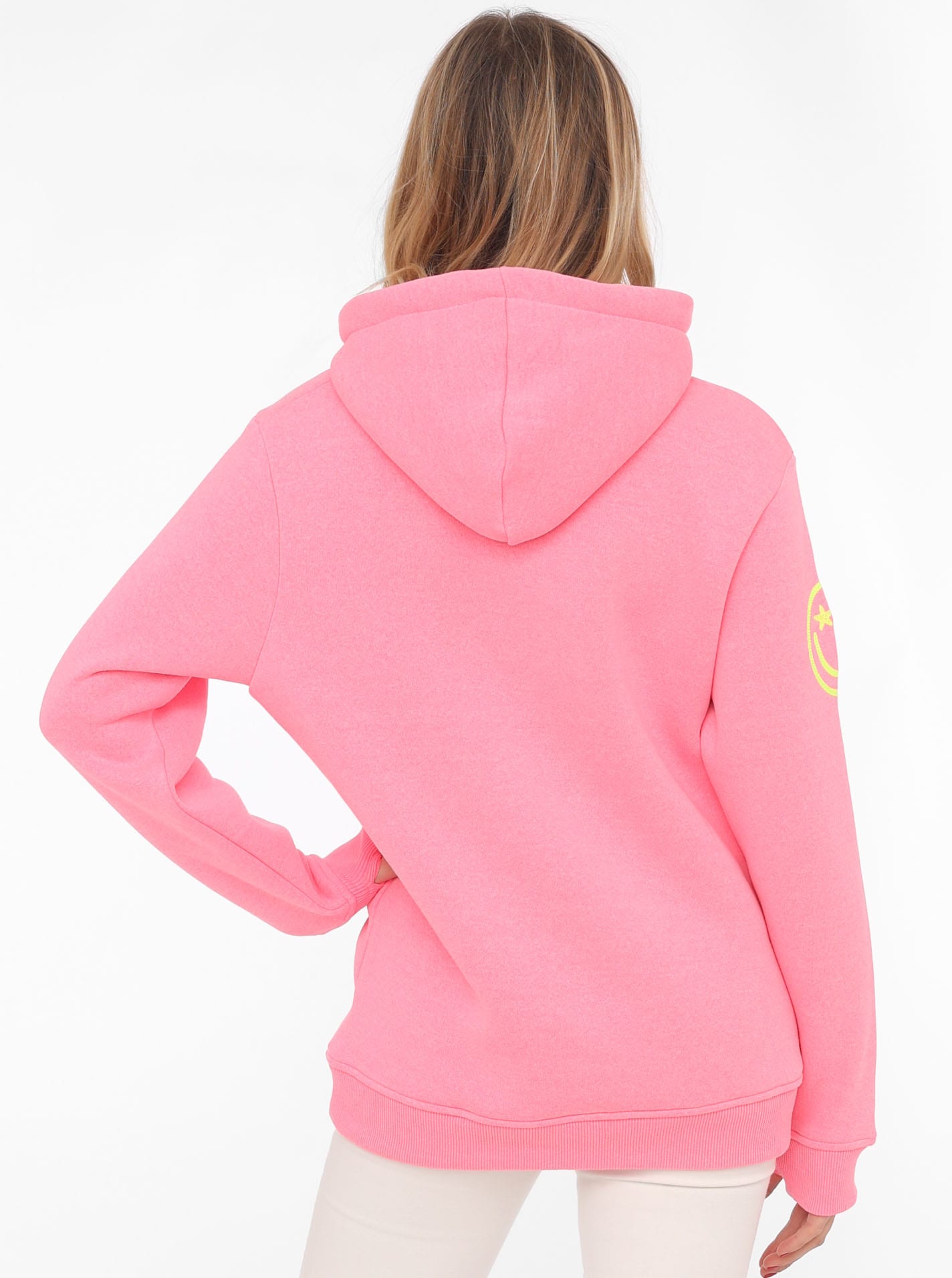 Zwillingsherz Hoodie »"Glück"«, mit Schriftzug Glück und Kängurutaschen