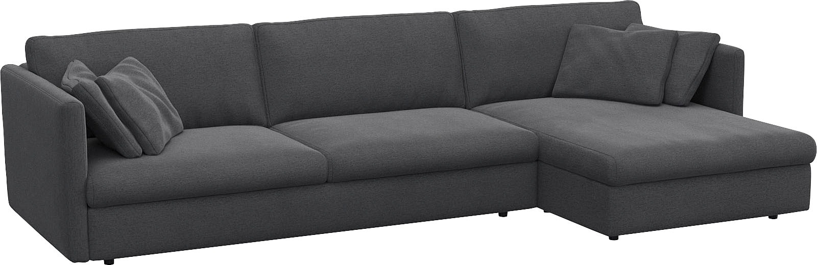 FLEXLUX Ecksofa »Lovane«, Weich & anschmiegsam, große Sitztiefe auf Kaltsch günstig online kaufen