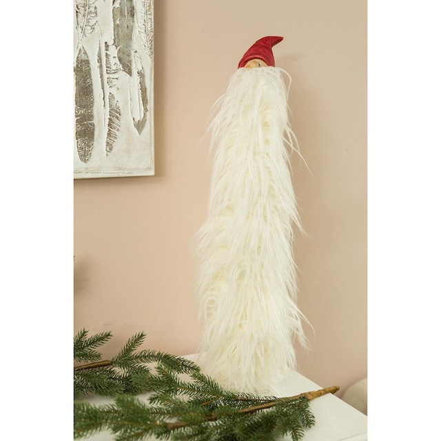 Weihnachtsfigur »Nikolauswichtel mit langem Rauschebart«, Höhe 74 cm online  bestellen