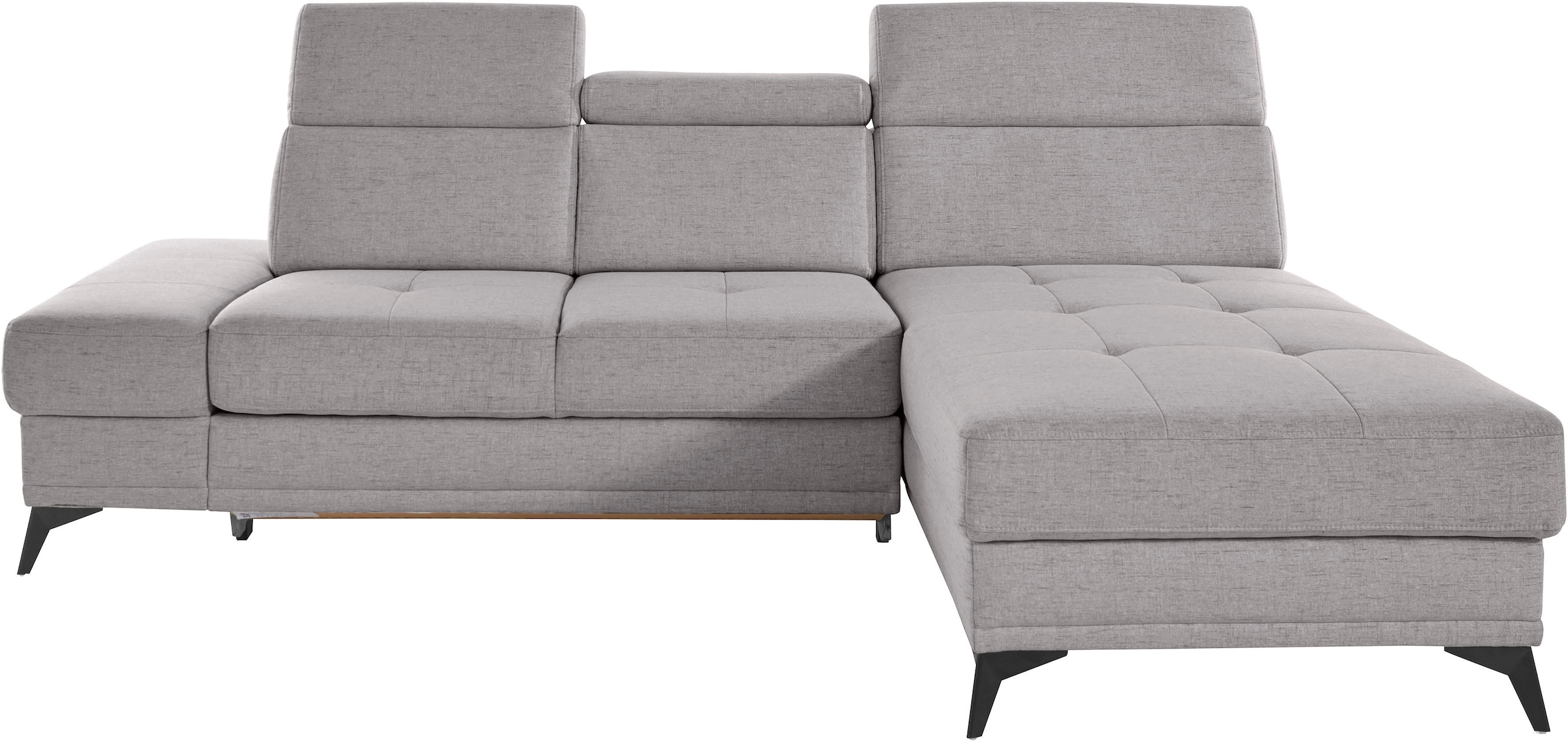 Home affaire Ecksofa »Cardiz L-Form« inkl.Kopfteilverstellung und Federkern günstig online kaufen